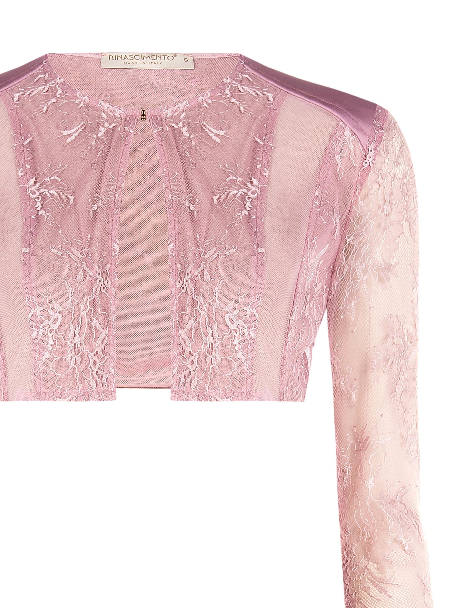 Boléro en dentelle et tulle extensible Rinascimento