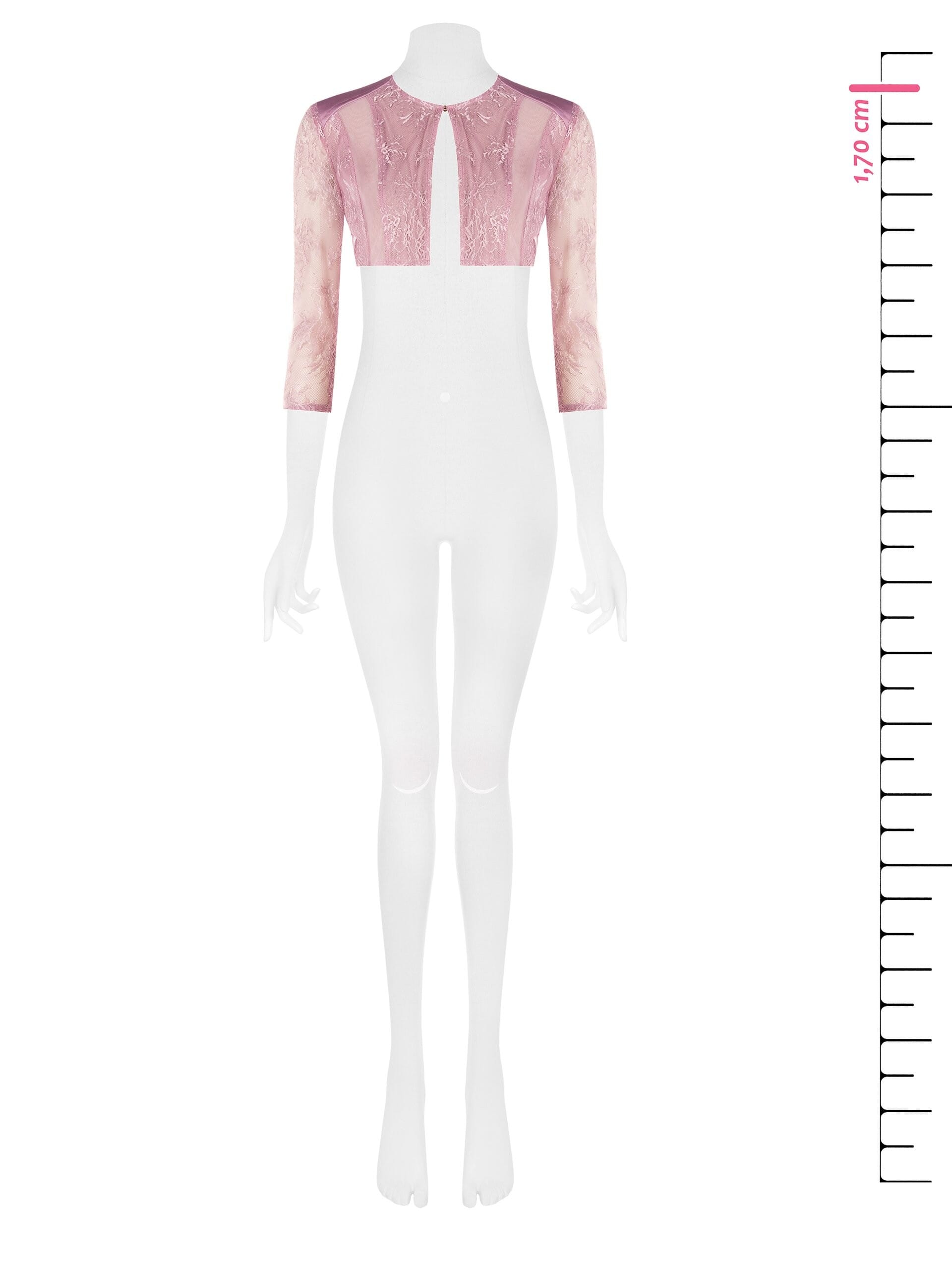 Boléro en dentelle et tulle extensible Rinascimento