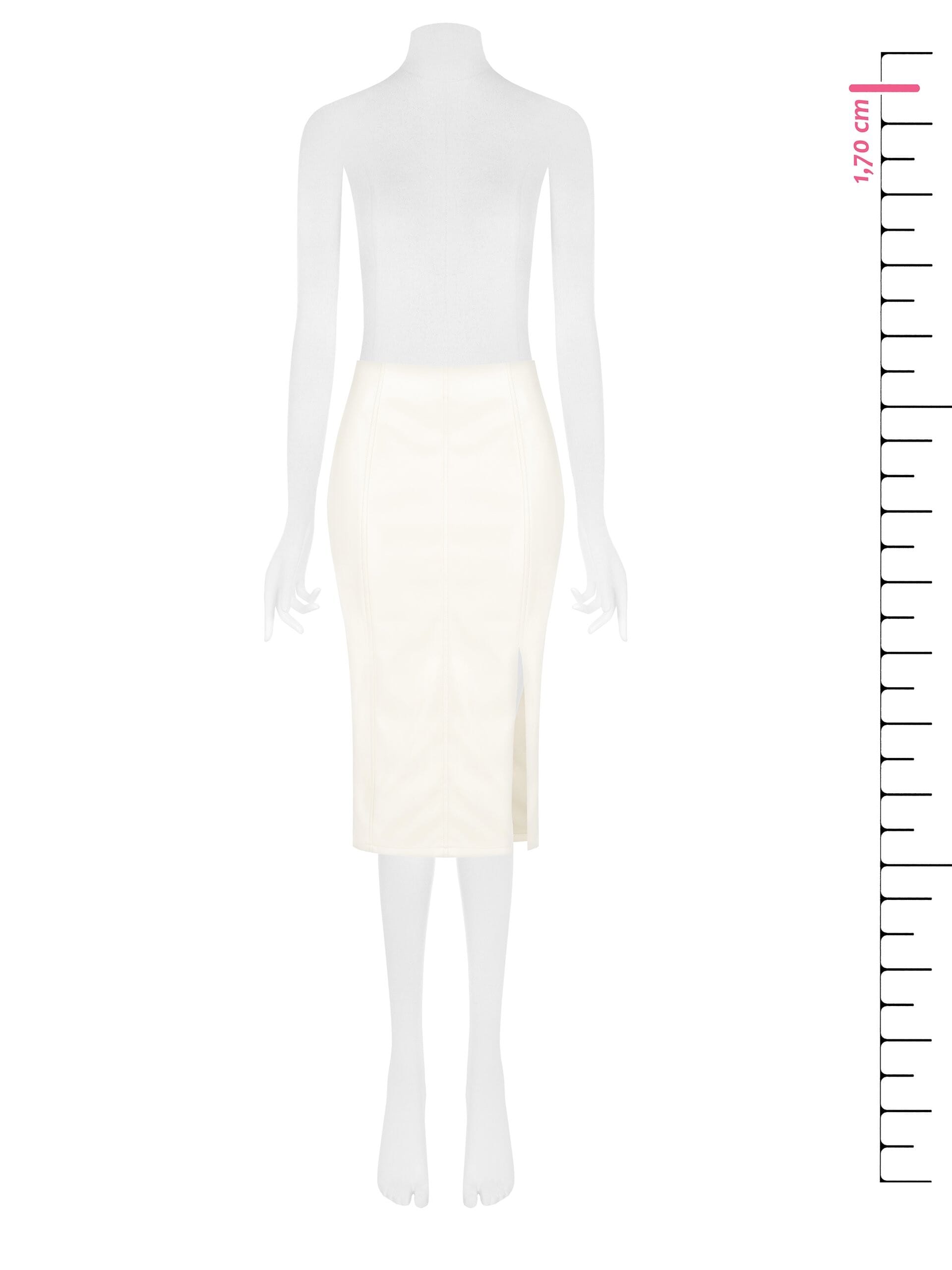 Longuette Con Spacco In Similpelle Rinascimento