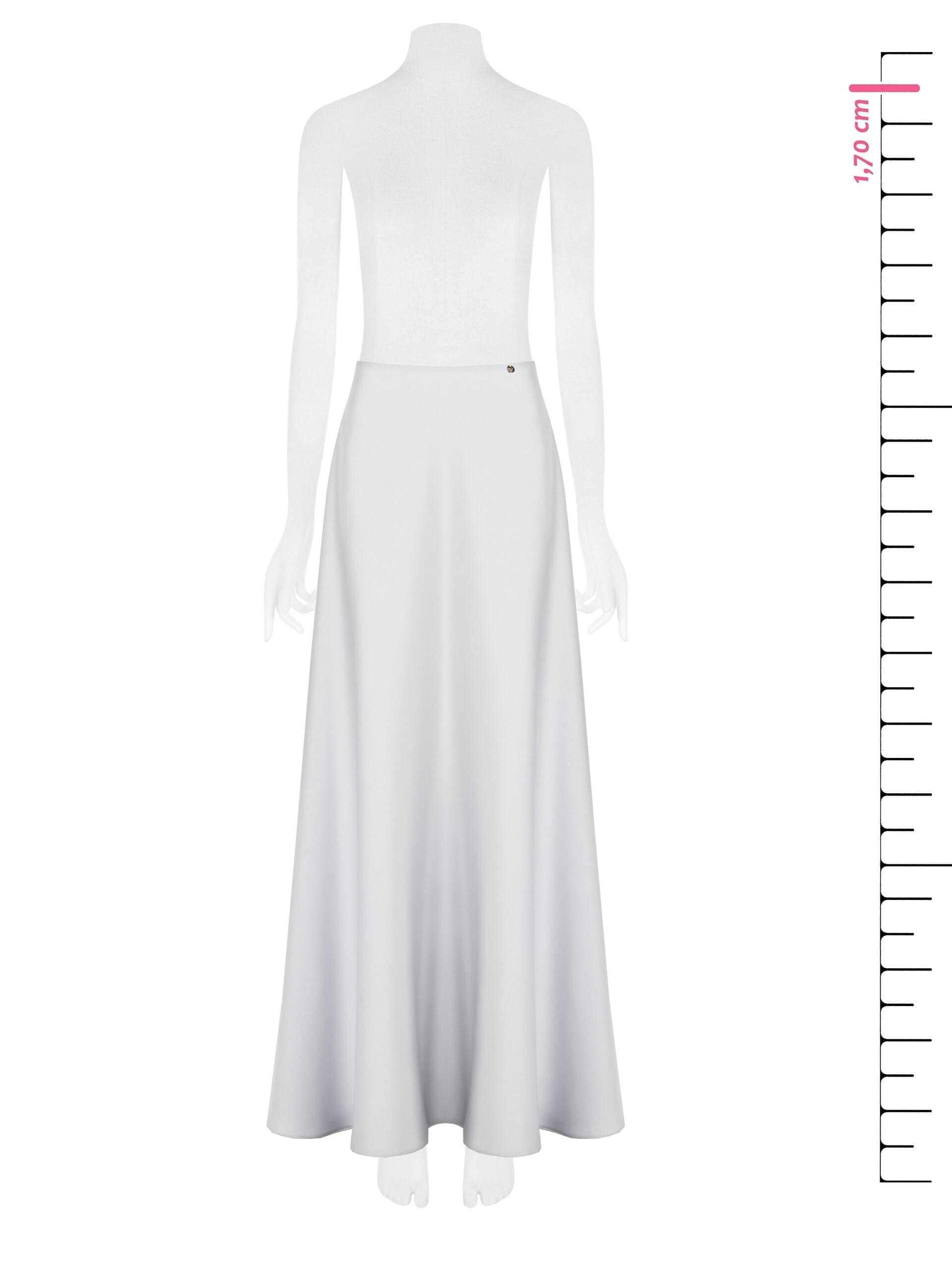 Gonna Maxi In Raso Con Tasche Rinascimento