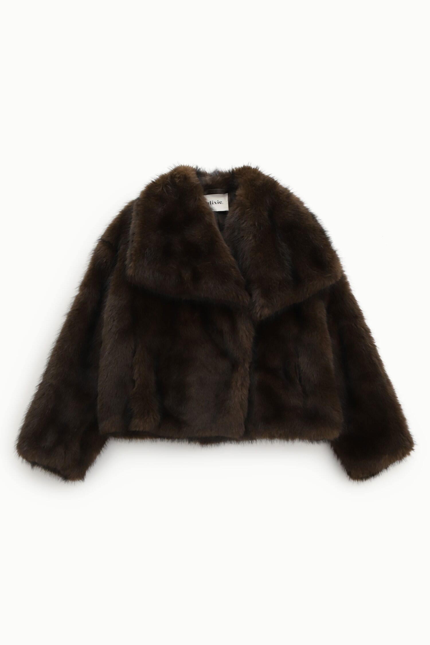Eco-Fur Corta Con Maxi Revers Dixie