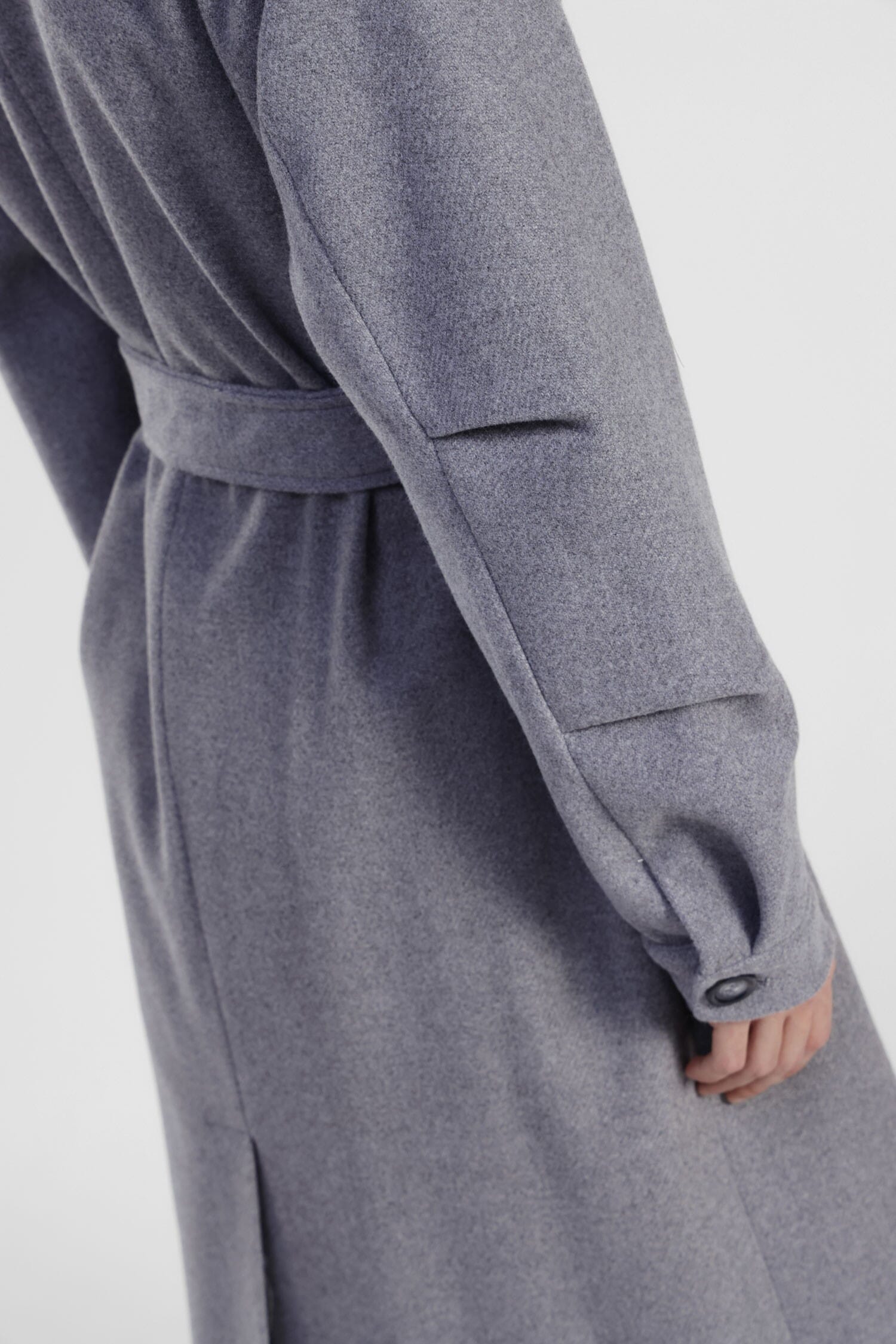 Trench-Coat Lungo Doppiopetto Con Cintura In Vita Dixie