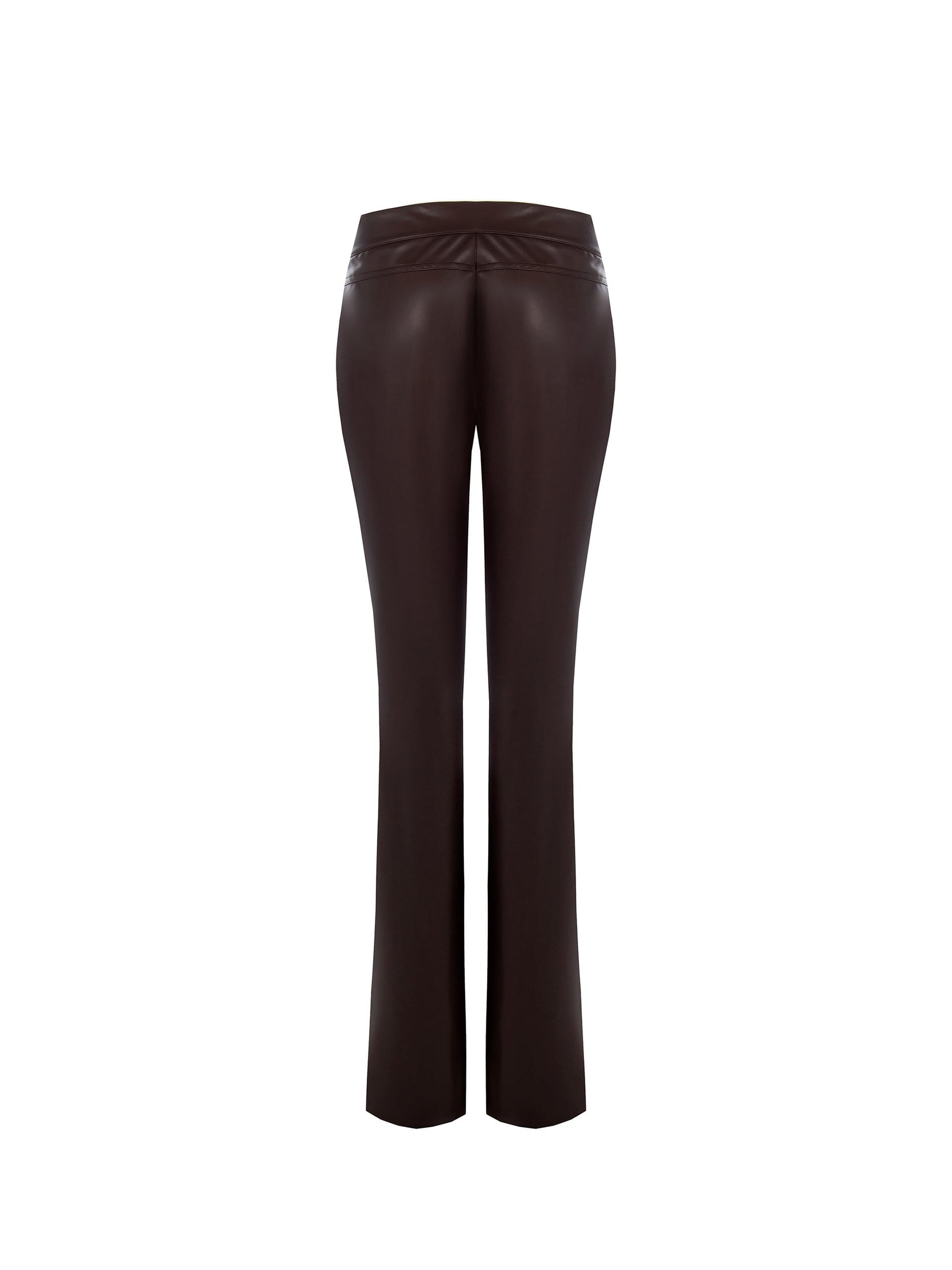 Pantaloni A Zampa In Similpelle Rinascimento