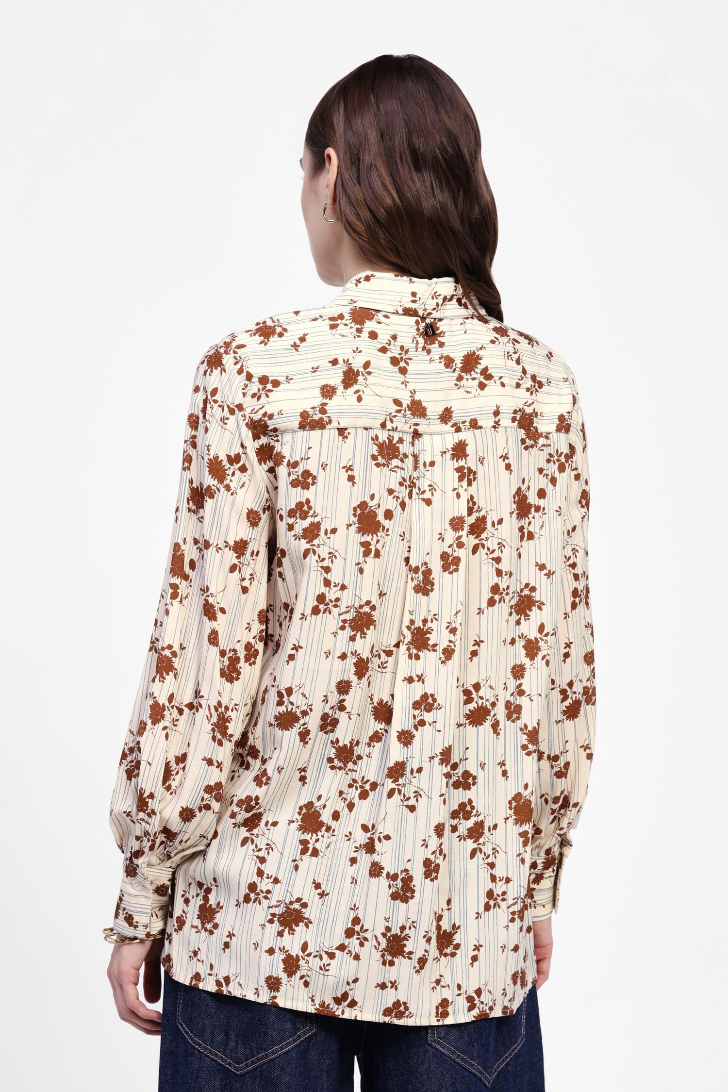 Camicia A Maniche Lunghe Stampata Dixie