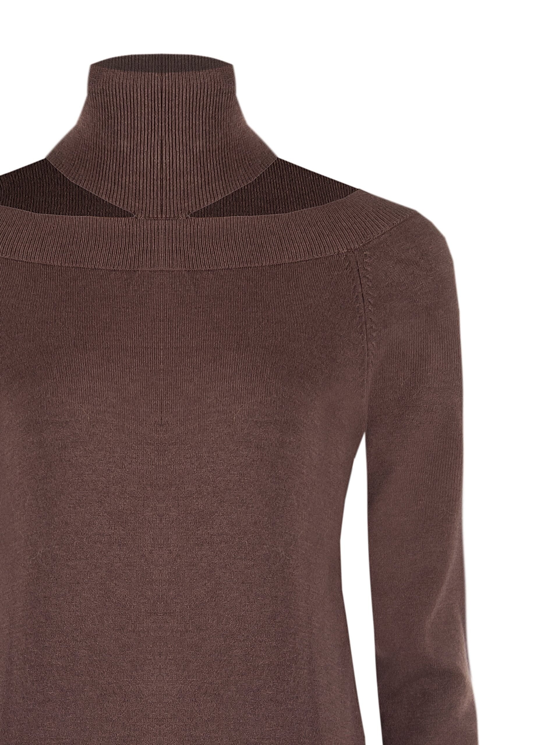 Maglia Dolcevita Con Cut-Out Al Collo Rinascimento