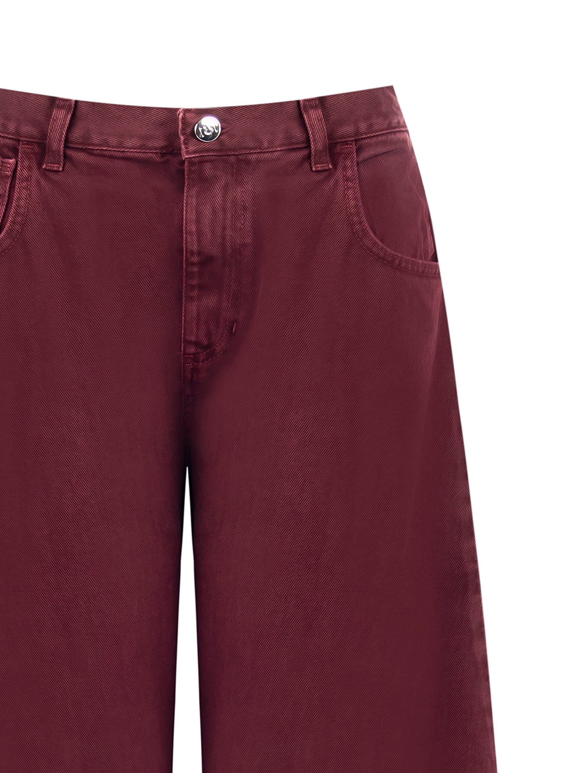 Jeans Balloon Con Targhetta Logo Su Tasca Dietro Rinascimento