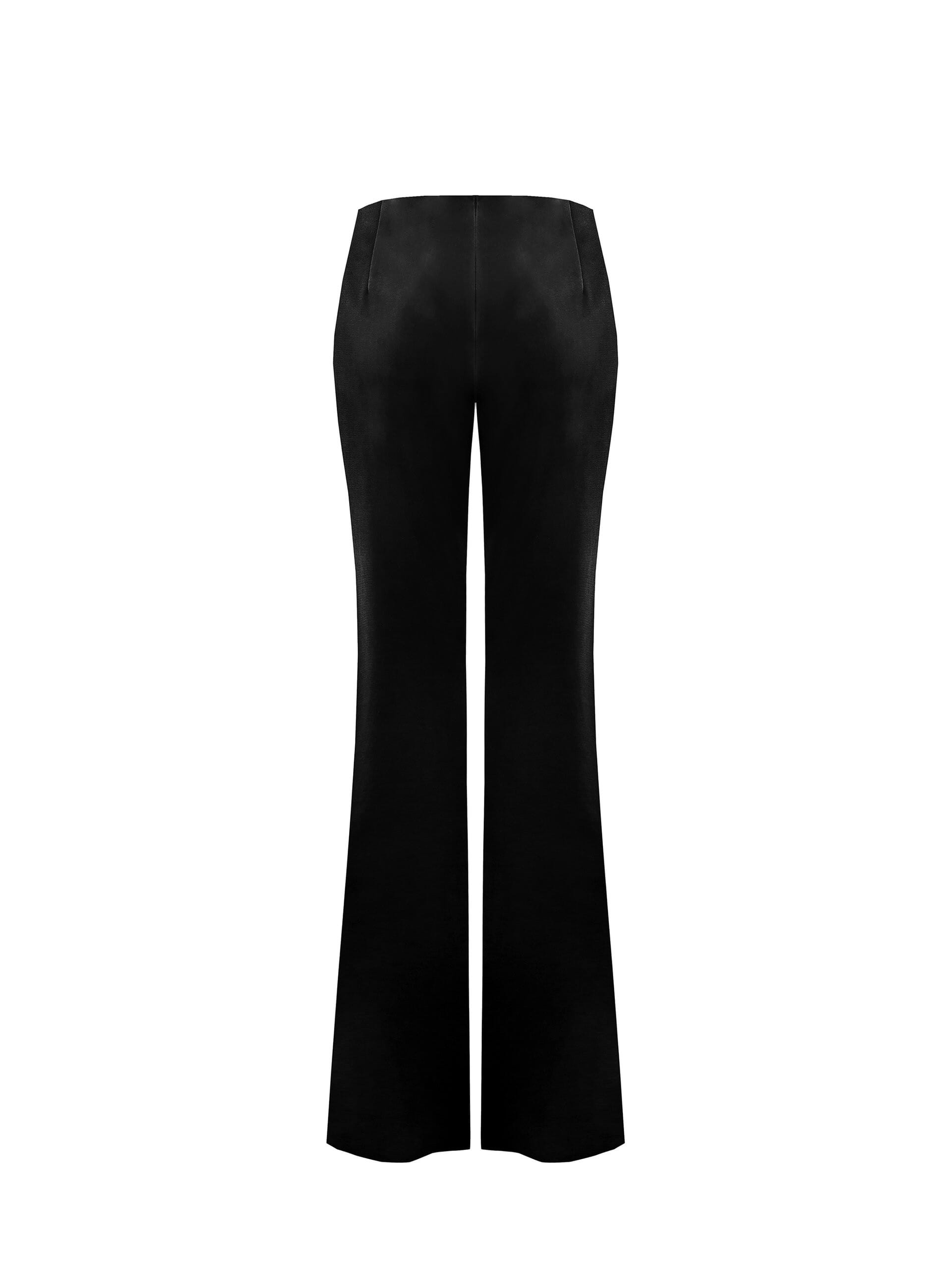 Pantalon évasé en velours avec fermeture éclair latérale Rinascimento