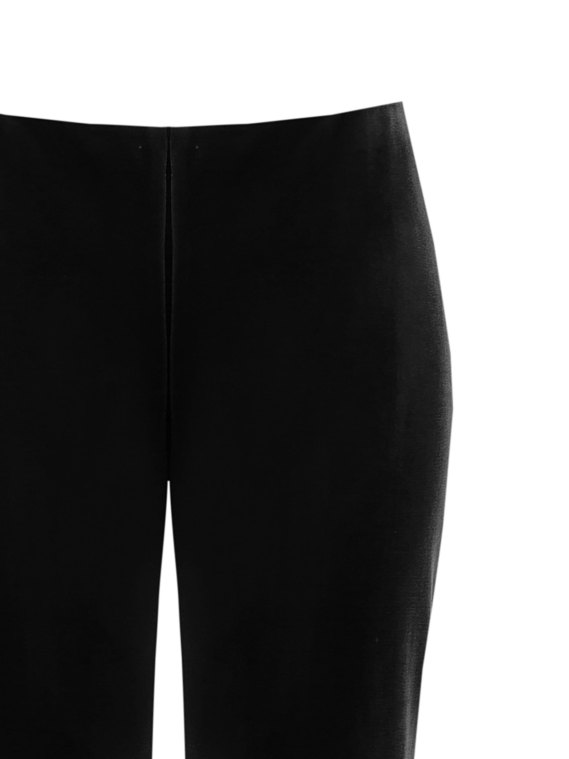 Pantalon évasé en velours avec fermeture éclair latérale Rinascimento