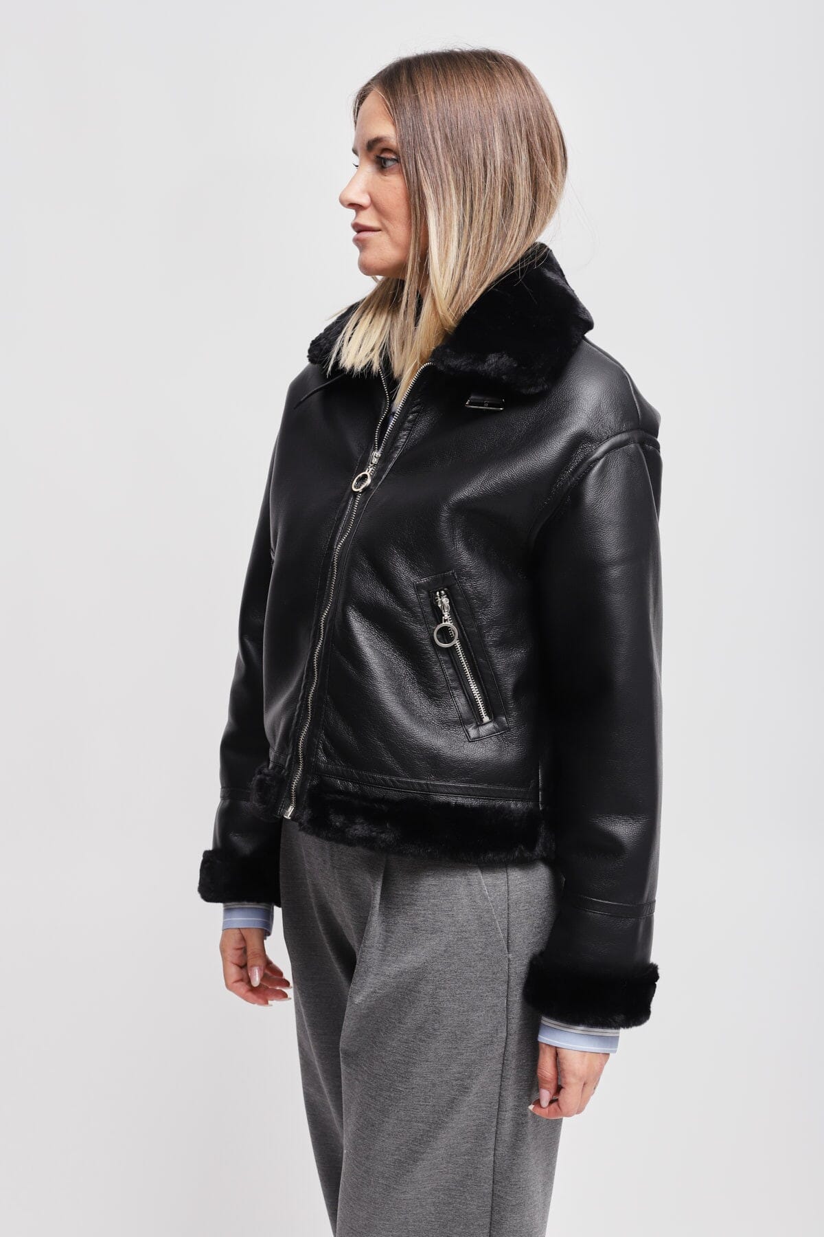 Montone In Ecopelle Maryley