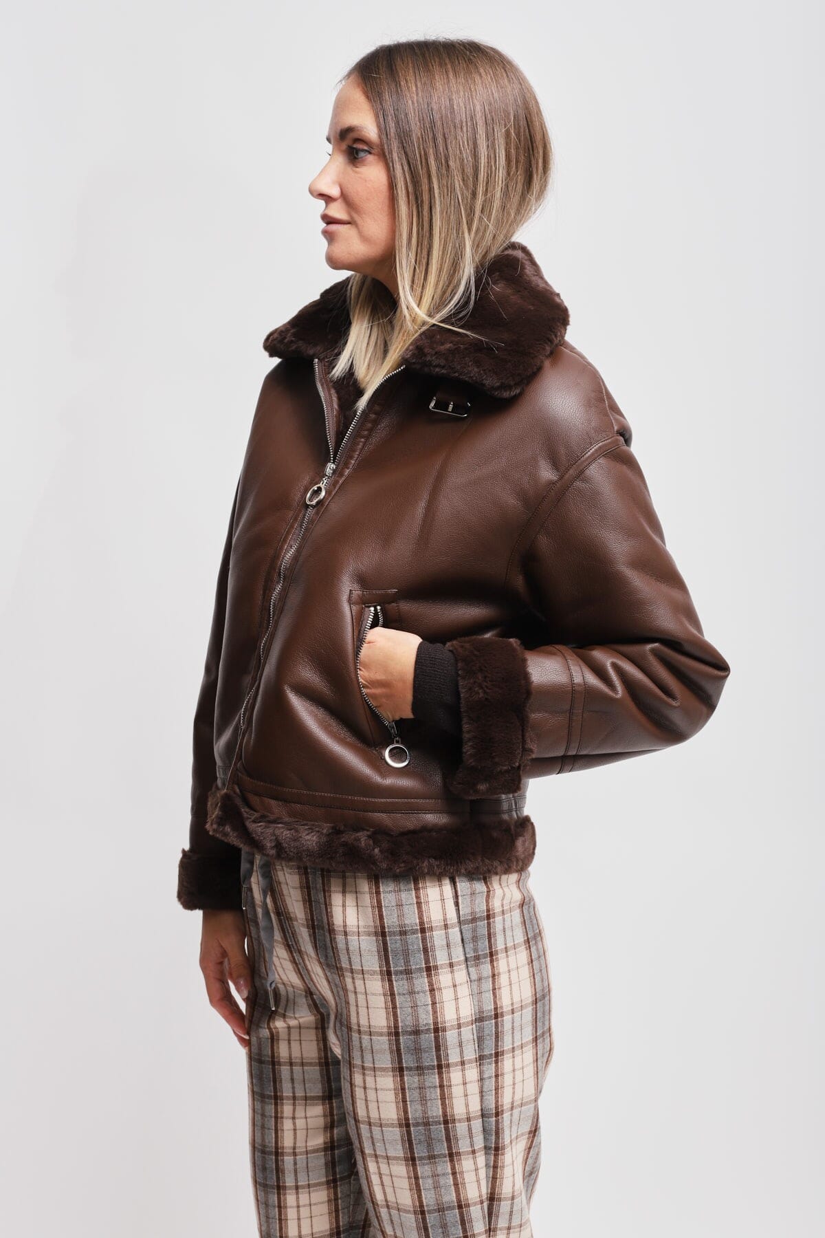 Montone In Ecopelle Maryley