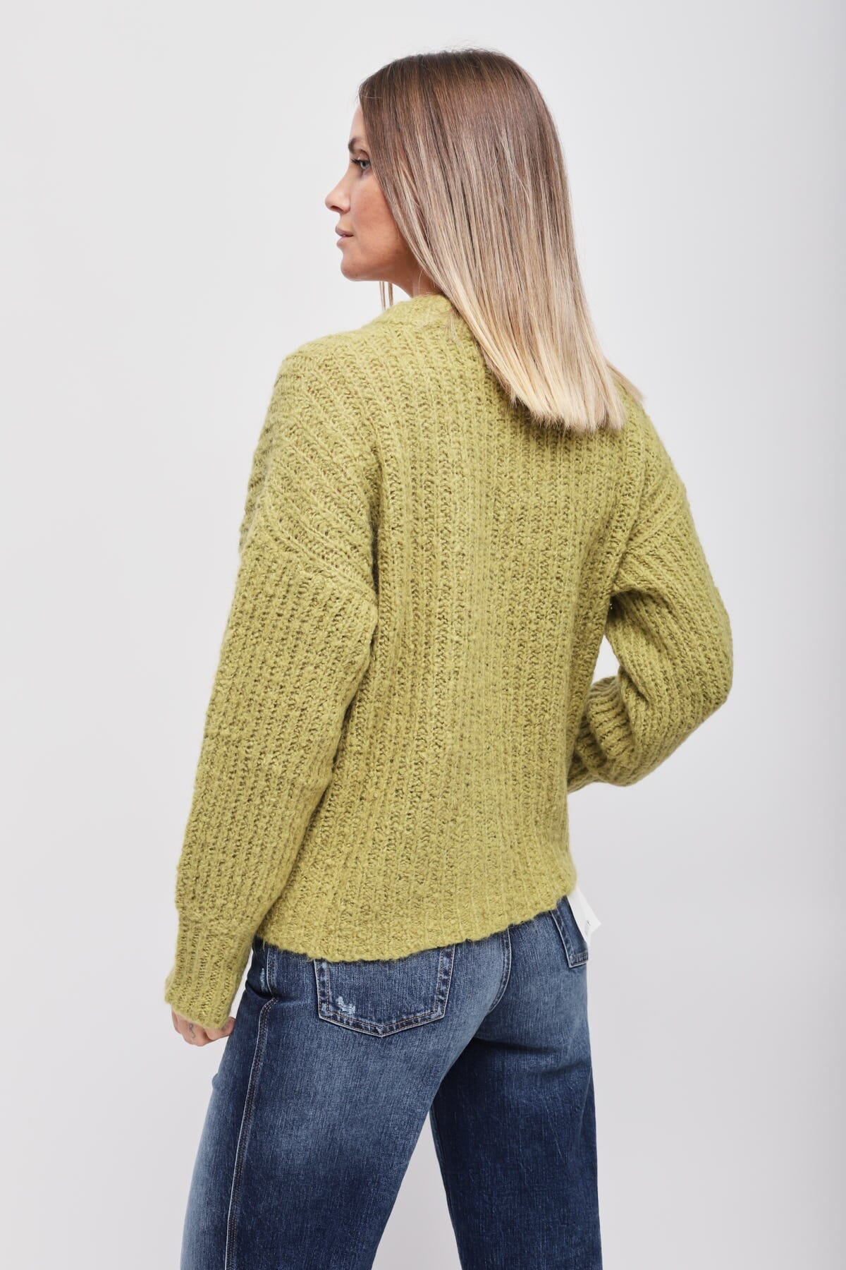 Cardigan Mohair Con Bottoni Maryley