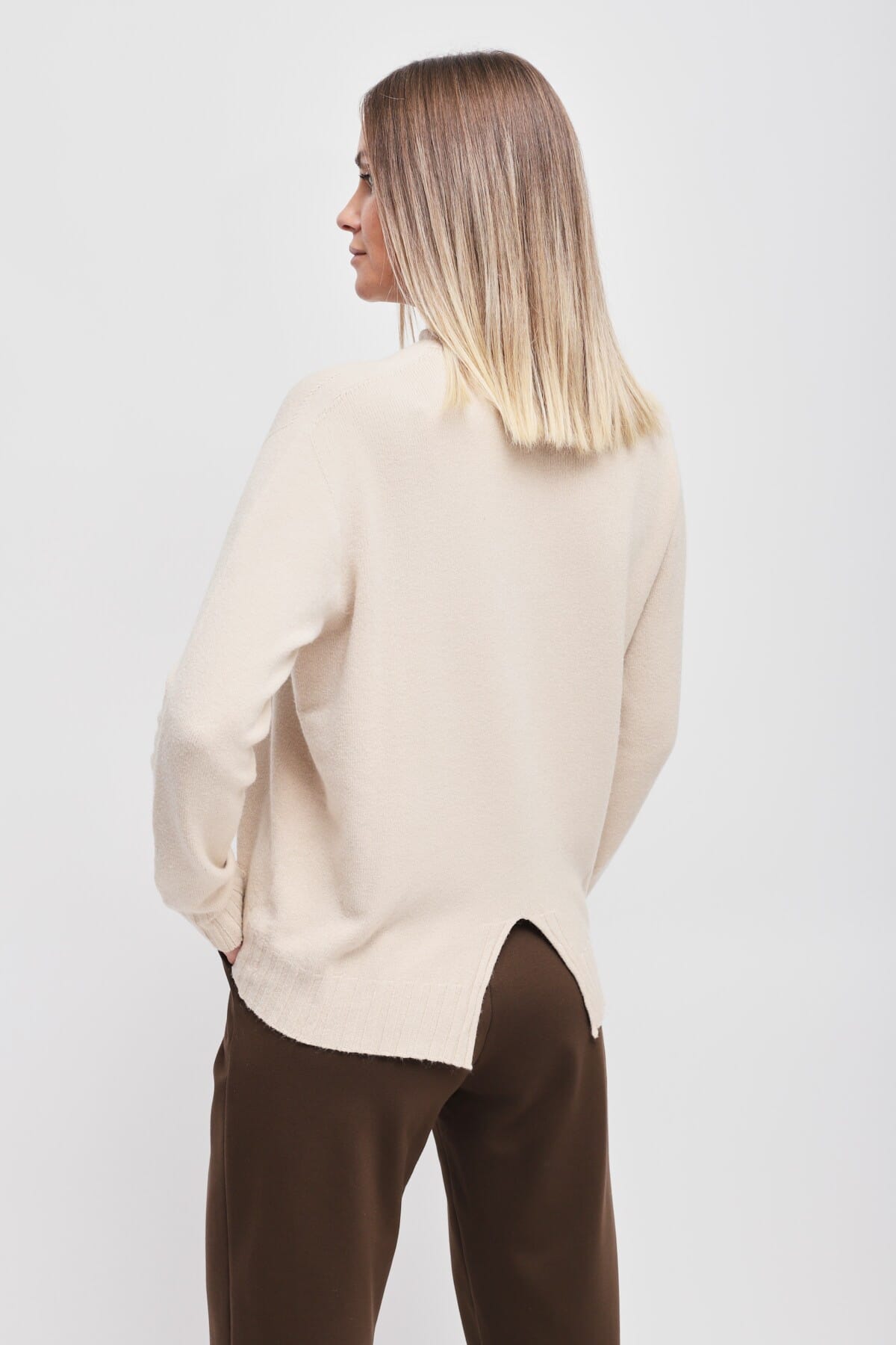 Maryley Volcano Neck Jumper