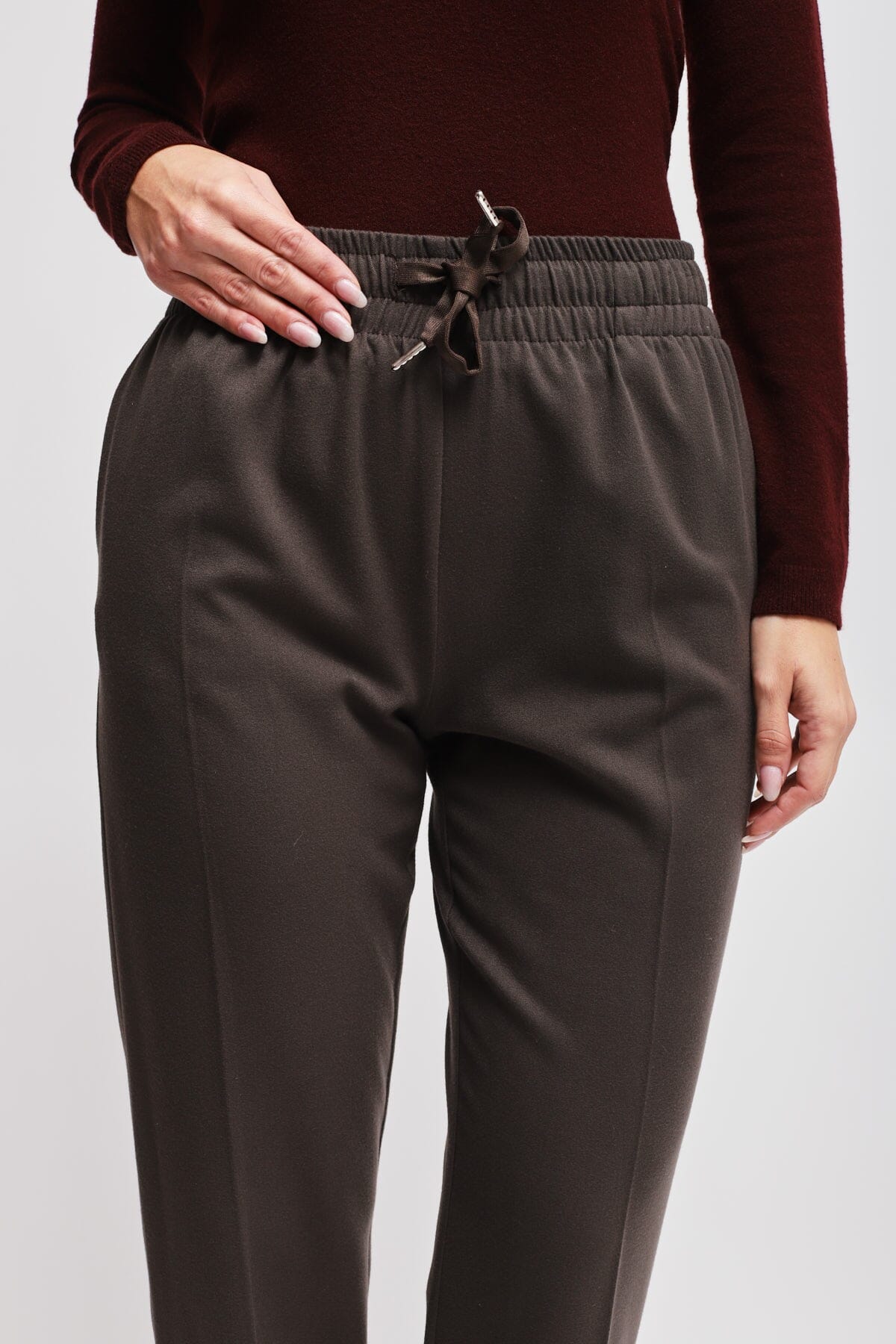 Pantaloni Con Coulisse E Risvolto Maryley