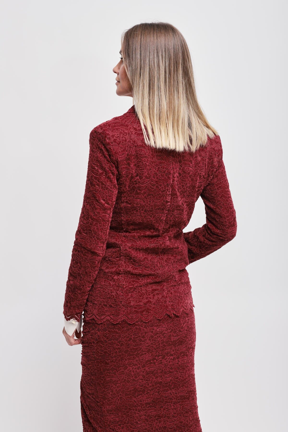 Maryley Lace One-breasted Jacket