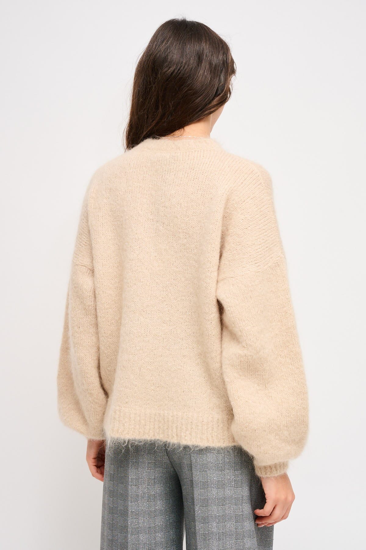 Maryley Mohair Crew-neck Sweater