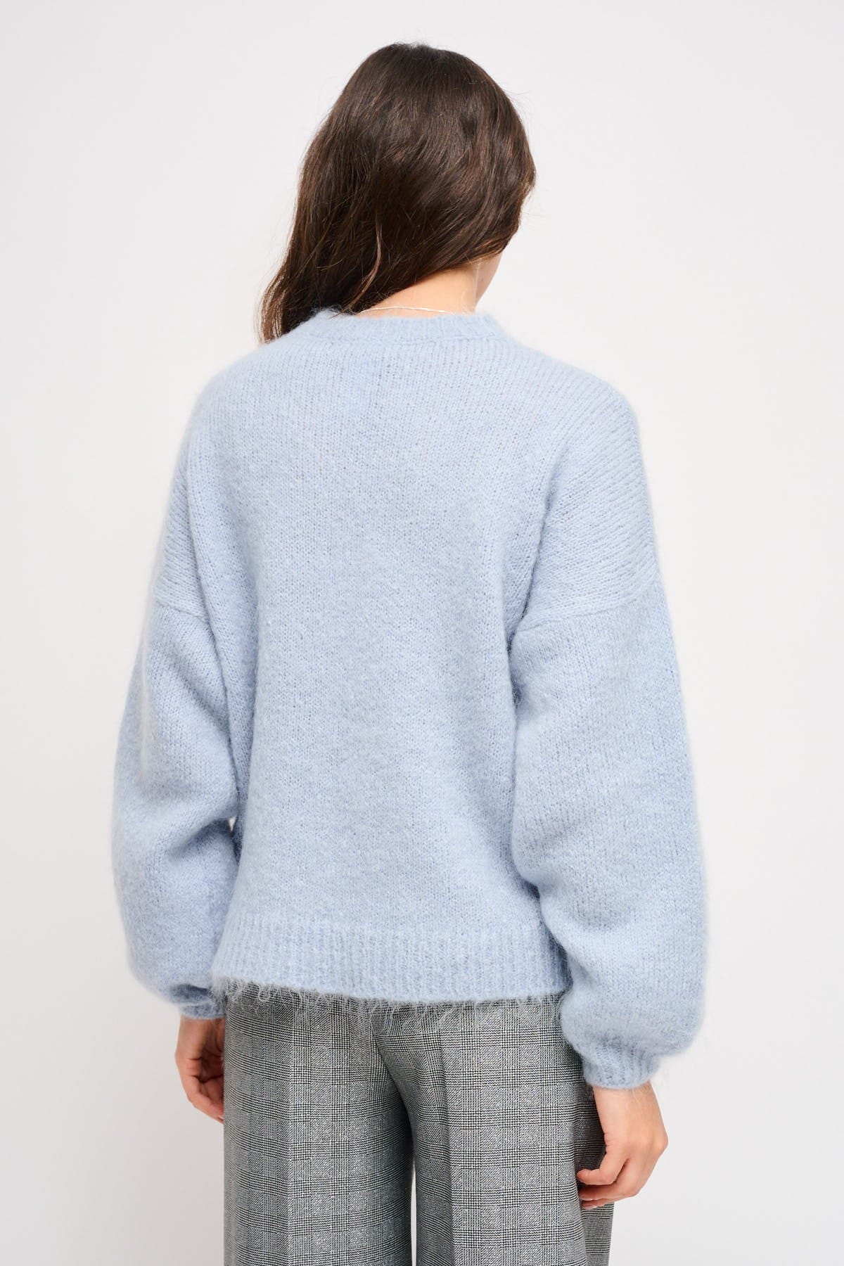 Maryley Mohair Crew-neck Sweater