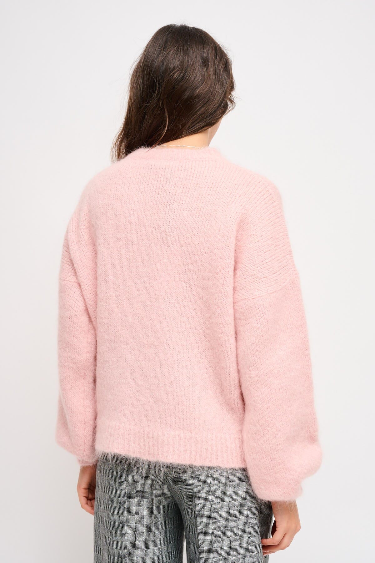Maryley Mohair Crew-neck Sweater