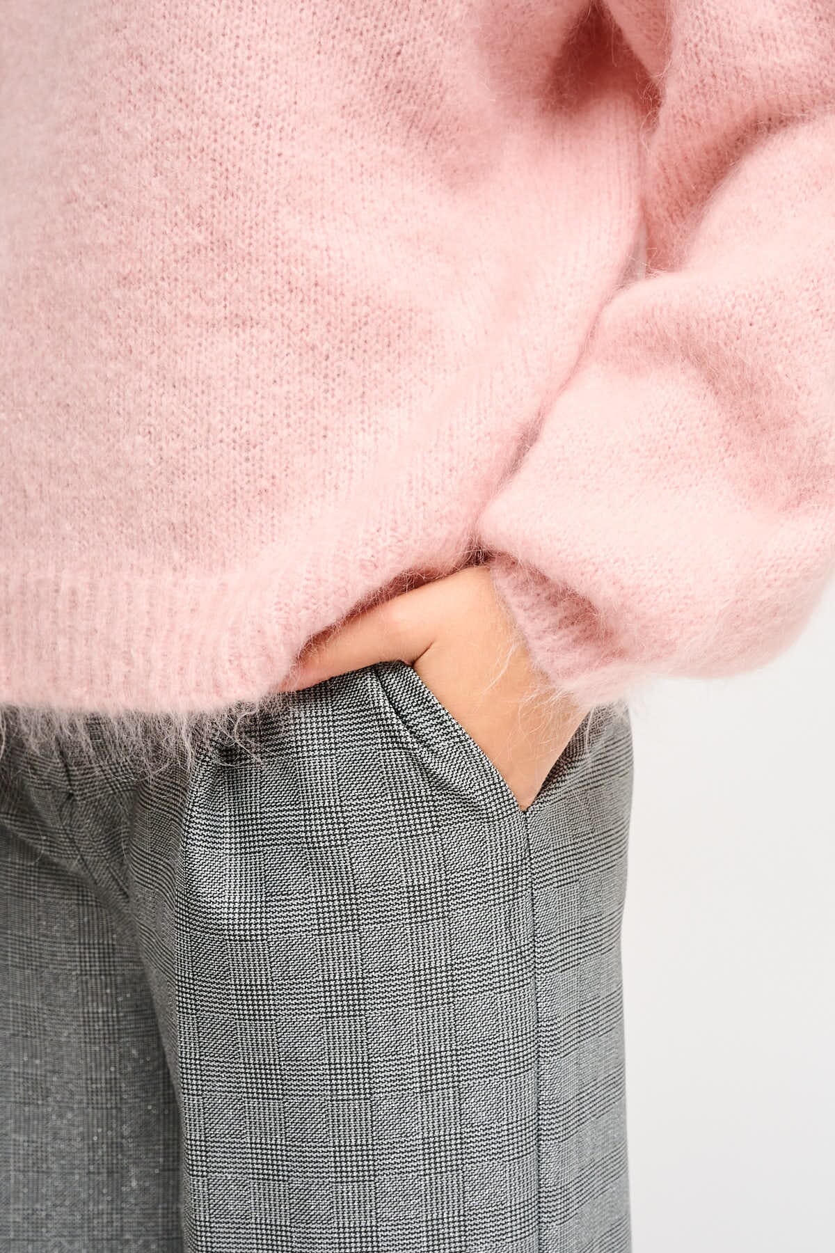 Maryley Mohair Crew-neck Sweater