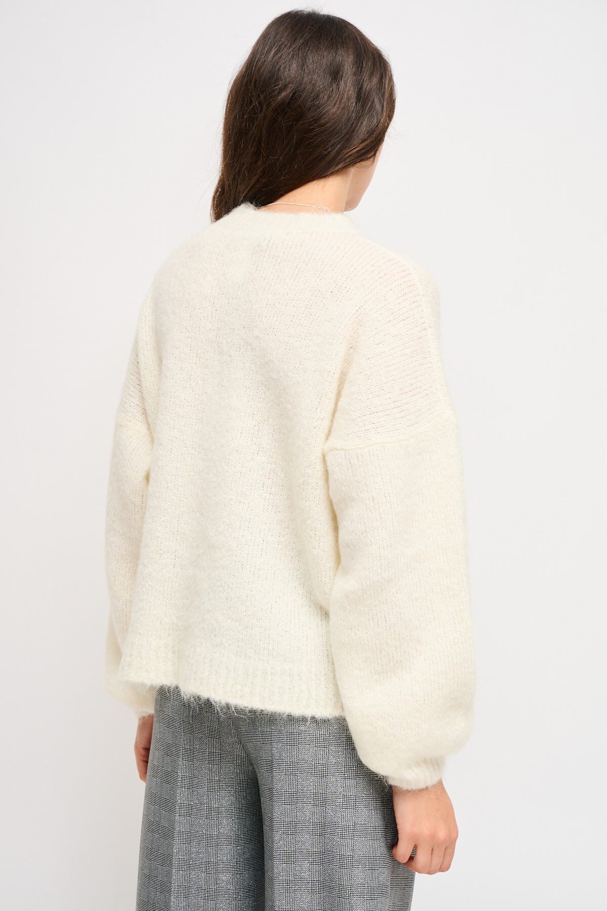 Maryley Mohair Crew-neck Sweater