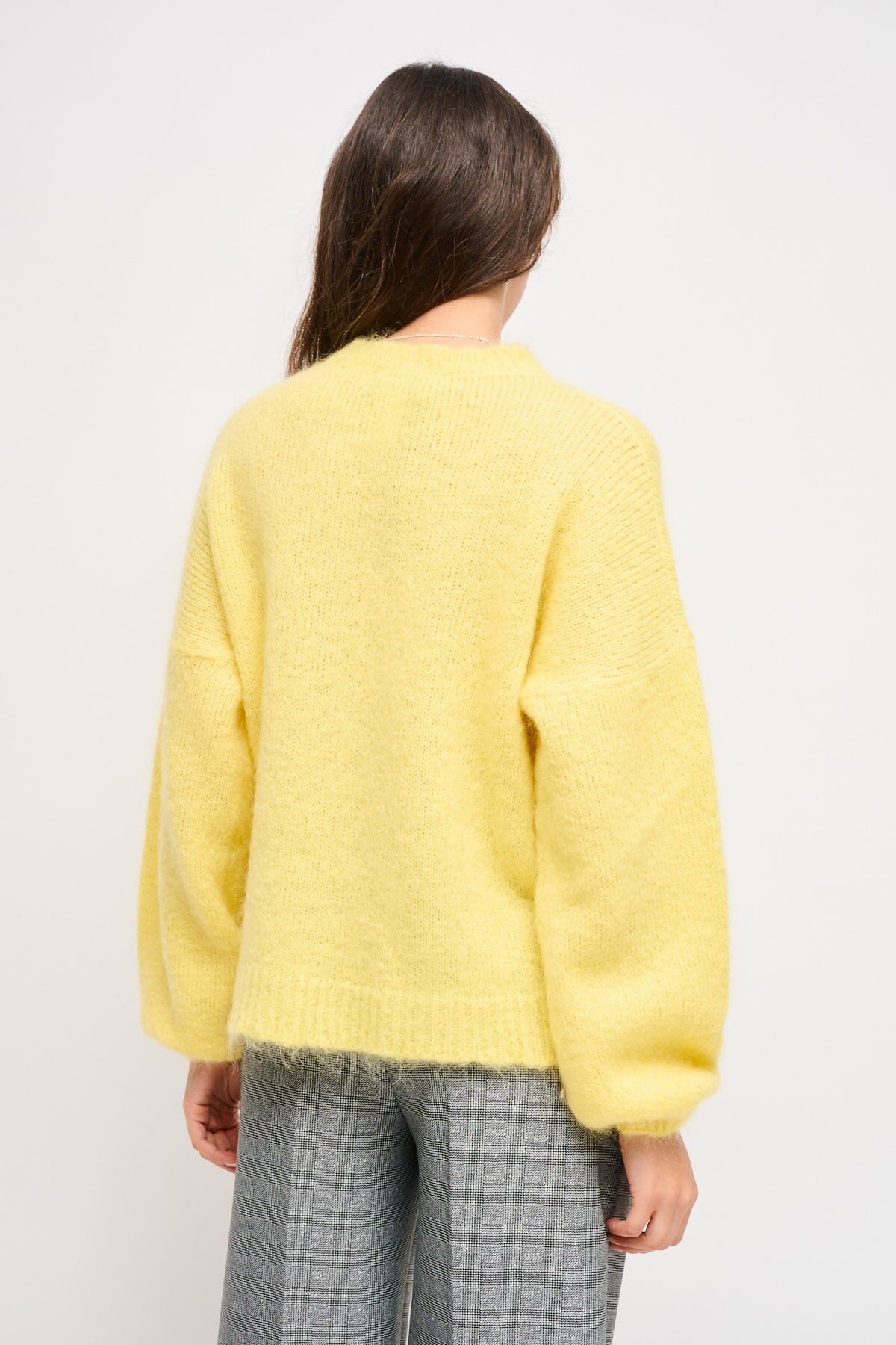 Maryley Mohair Crew-neck Sweater