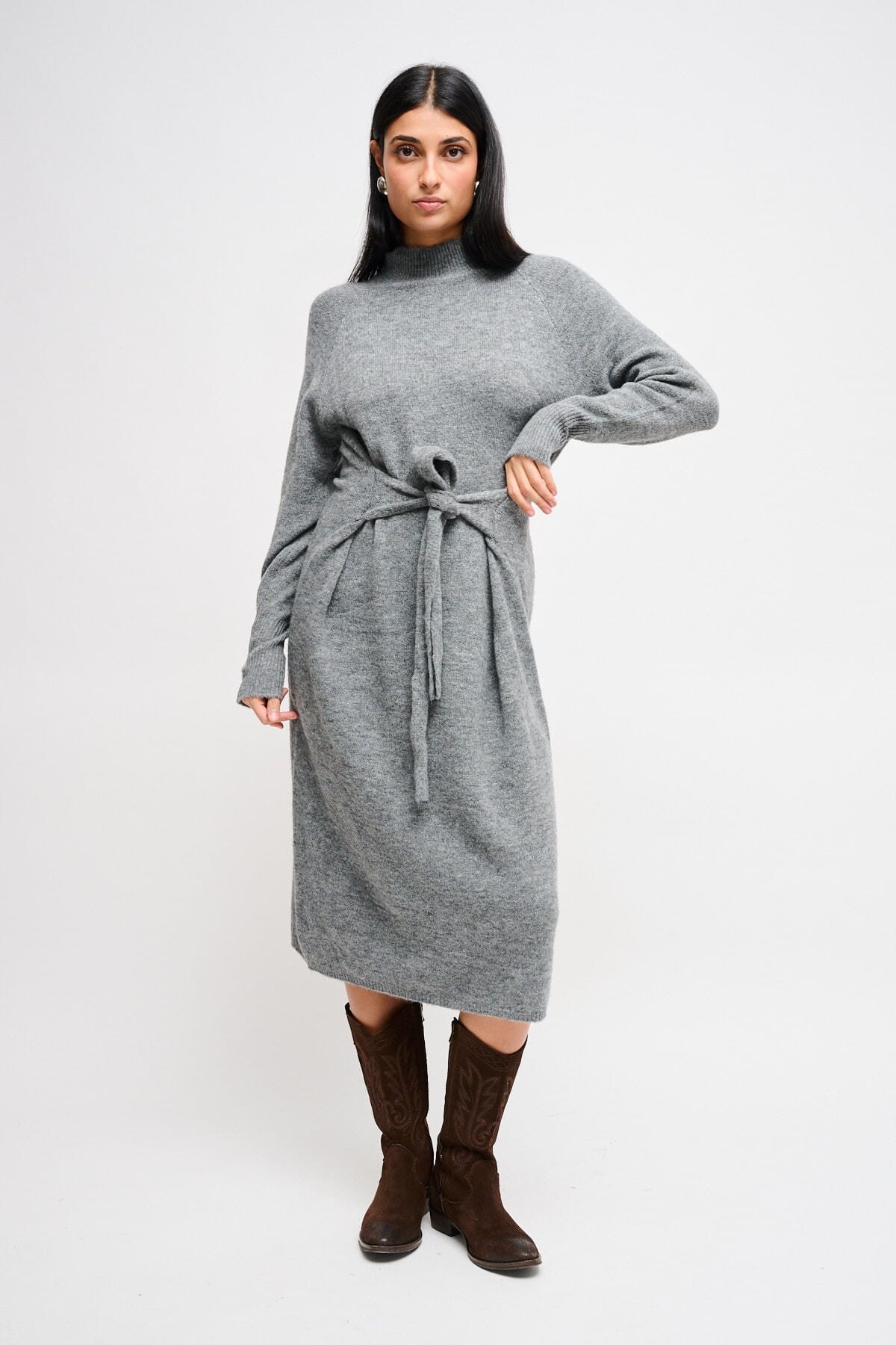 Abito In Maglia Con Fusciacca Maryley