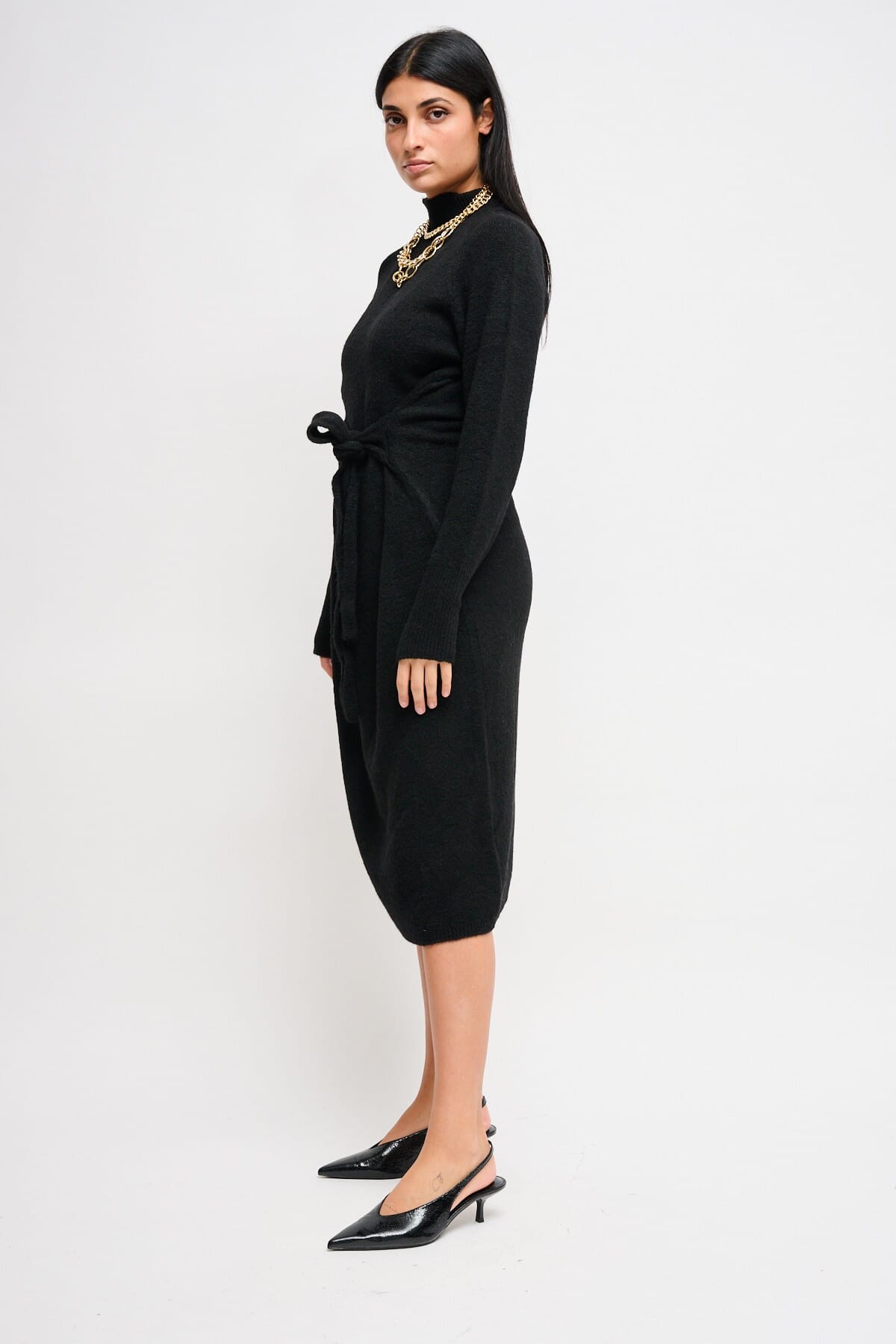 Abito In Maglia Con Fusciacca Maryley