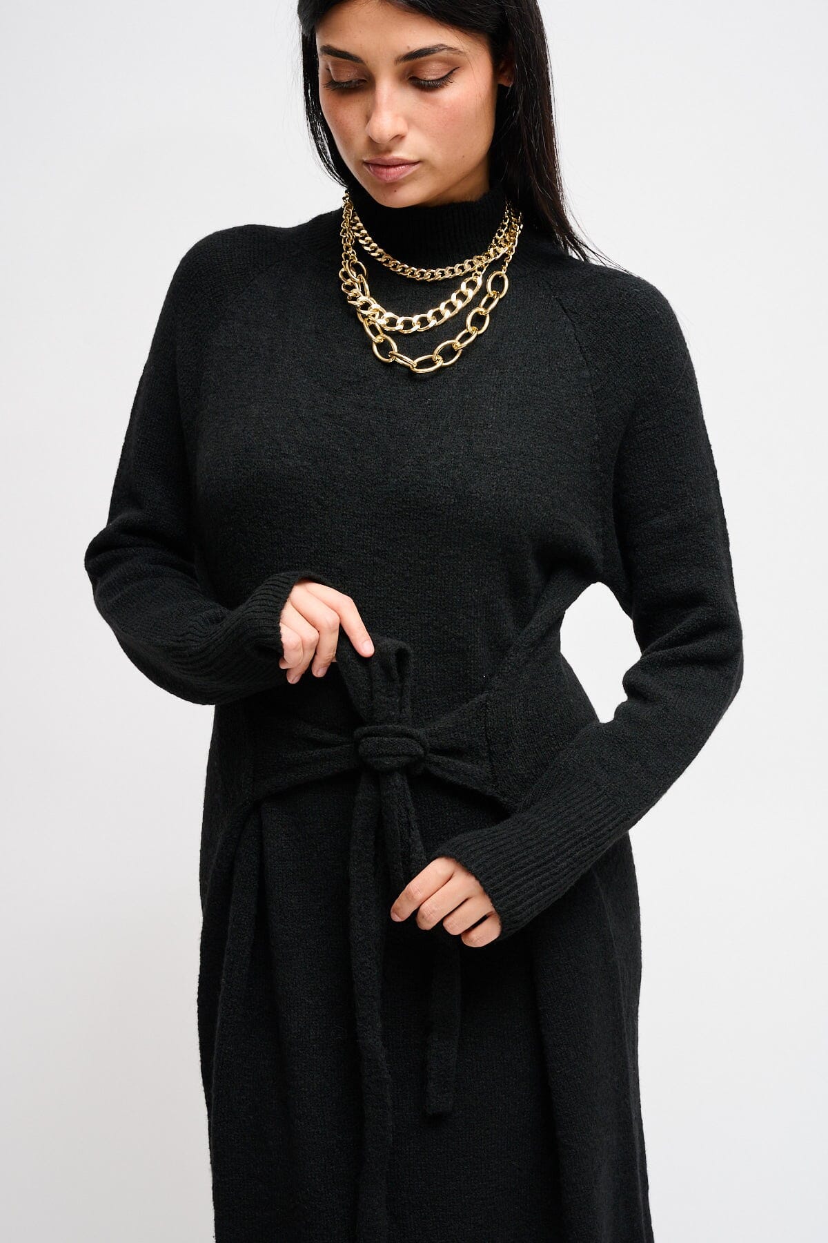 Abito In Maglia Con Fusciacca Maryley