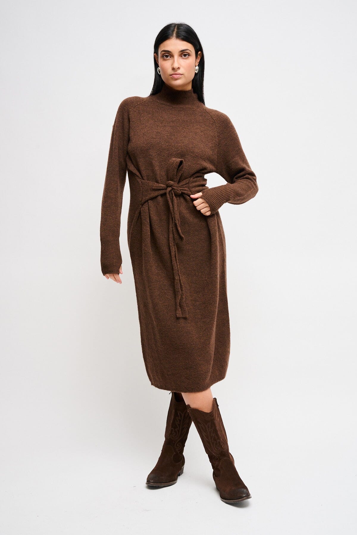 Abito In Maglia Con Fusciacca Maryley