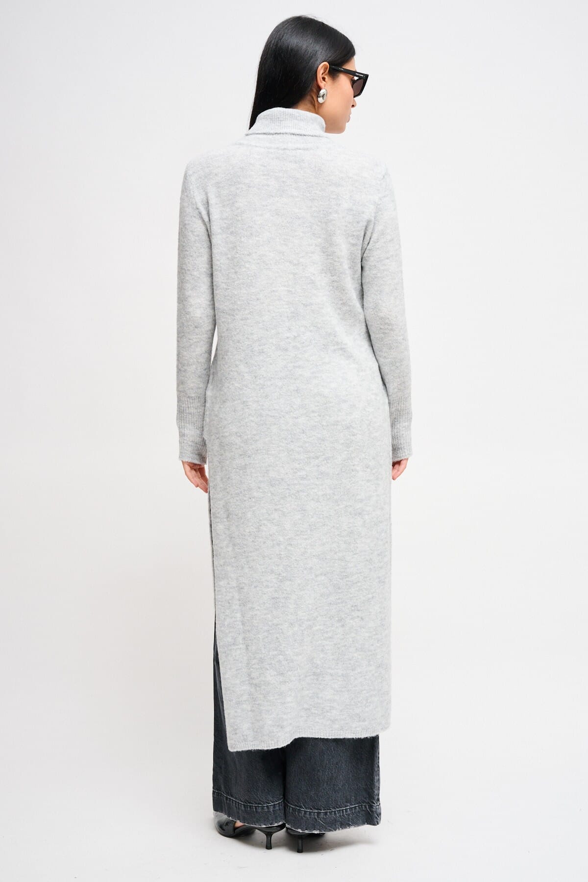 Abito In Maglia Con Spacco Maryley