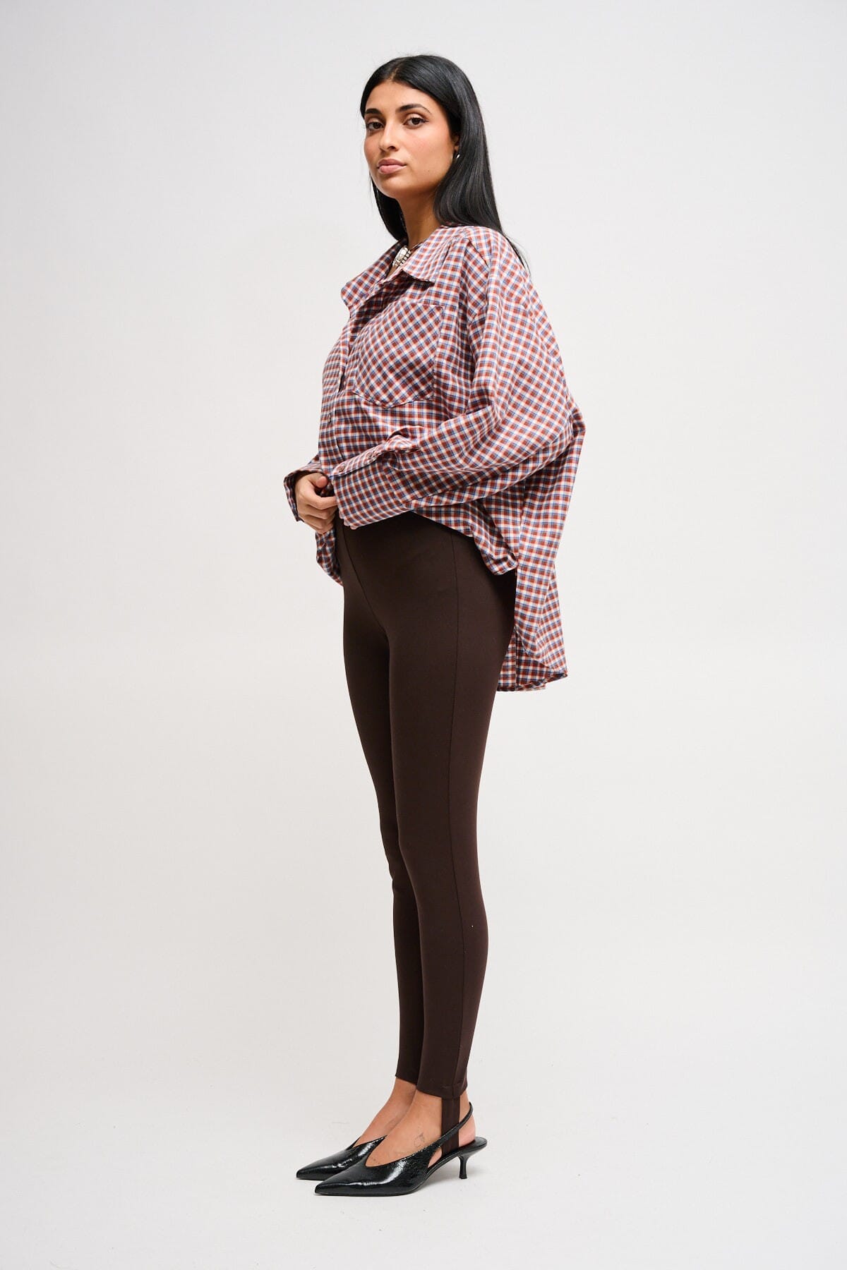 Leggings In Punto Milano Con Ghette Maryley