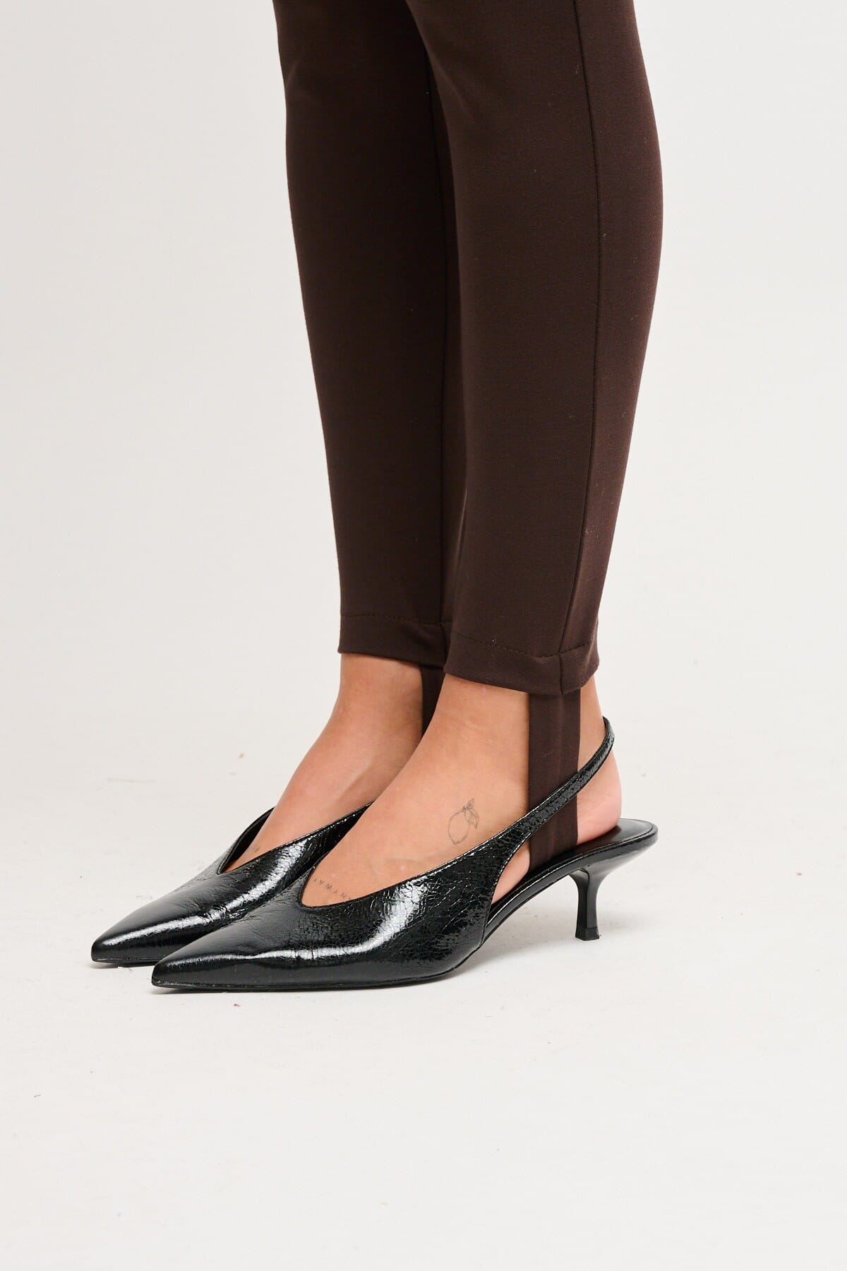 Leggings In Punto Milano Con Ghette Maryley