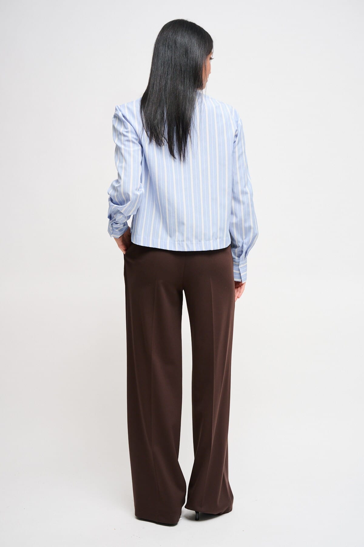 Pantaloni A Palazzo In Punto Milano Maryley