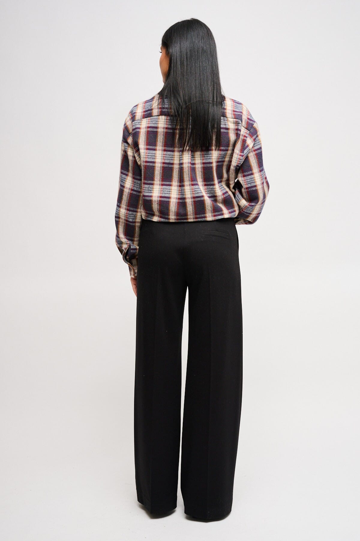 Pantaloni A Palazzo In Punto Milano Maryley