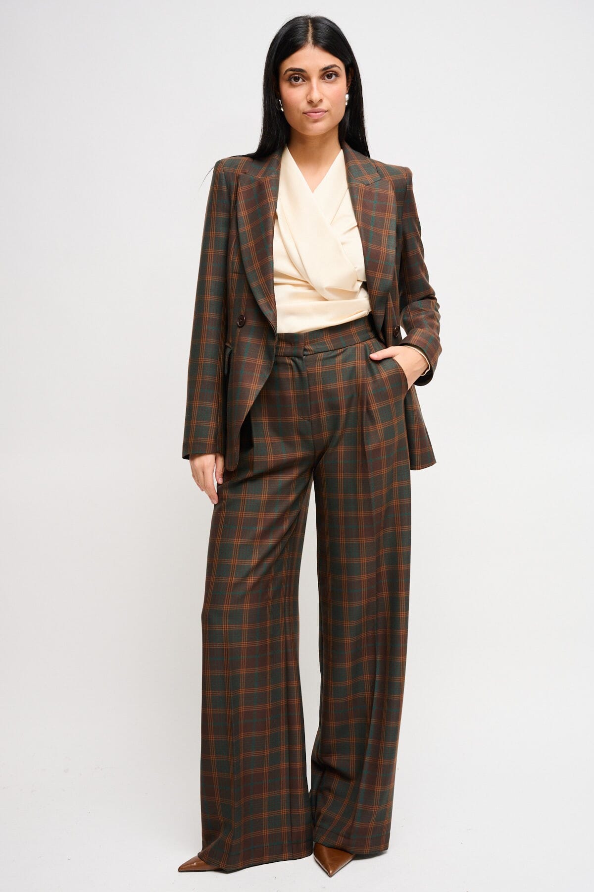 Pantalon à carreaux Maryley Palace