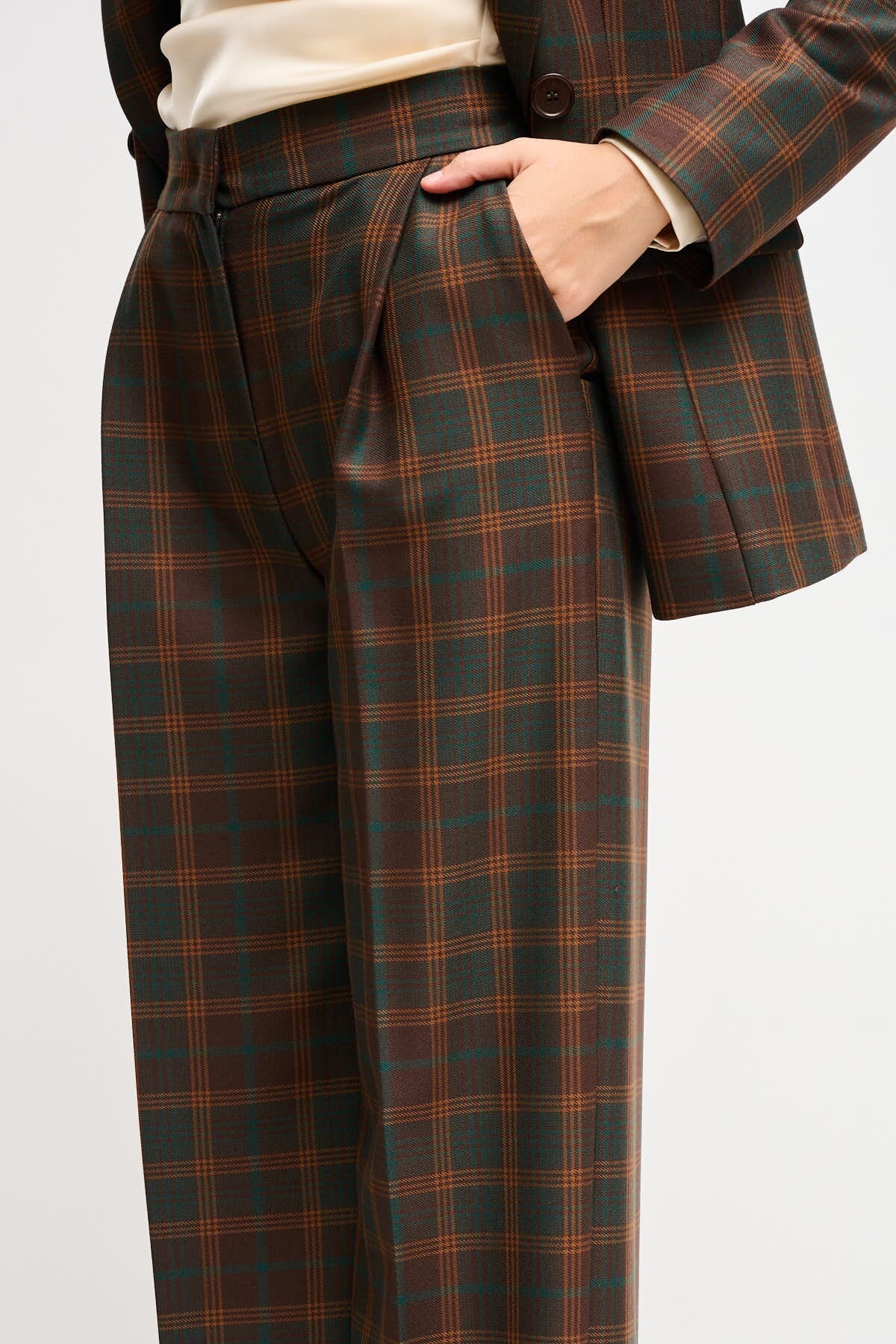 Pantalon à carreaux Maryley Palace