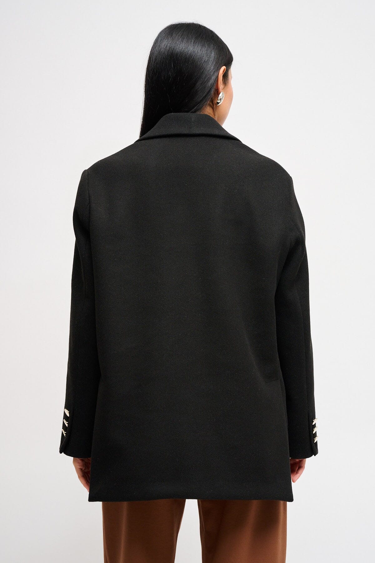 Giacca Over Con Ricami Frontali Maryley