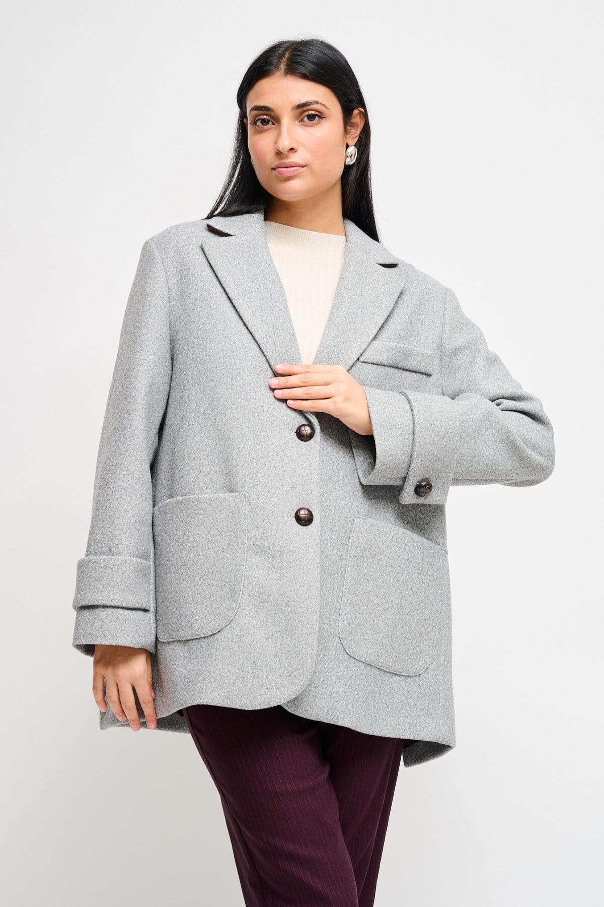 Over Jacket With Maryley Embroidery