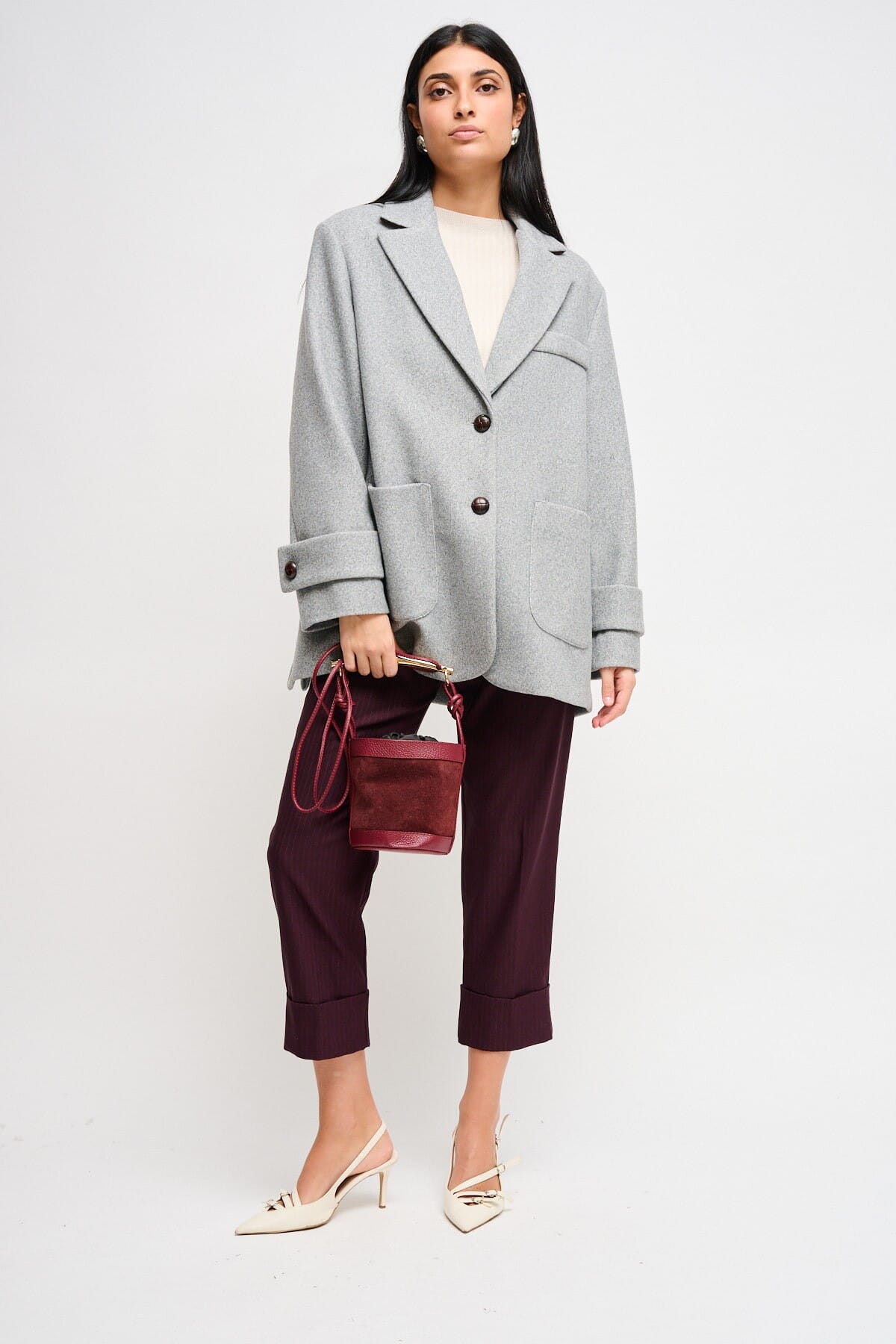 Over Jacket With Maryley Embroidery