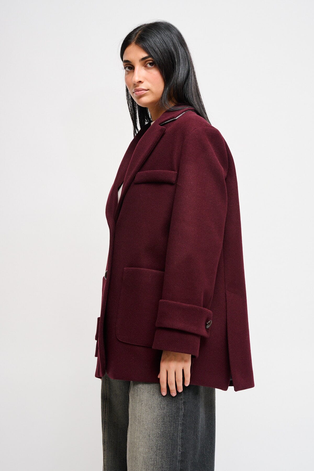 Over Jacket With Maryley Embroidery