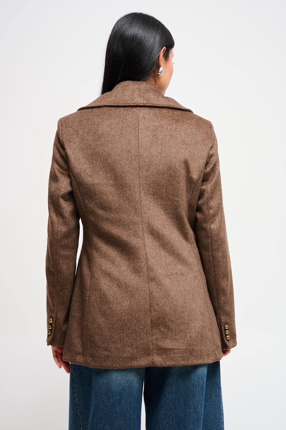 Tweed Jacket With Contrast Embroidery Maryley