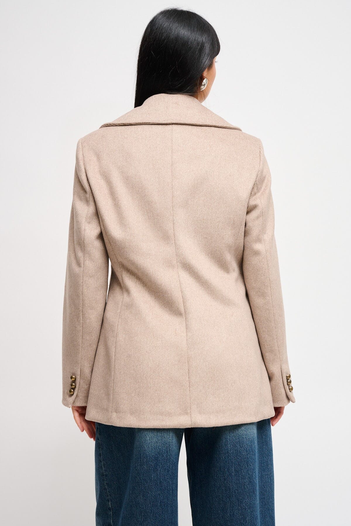 Tweed Jacket With Contrast Embroidery Maryley