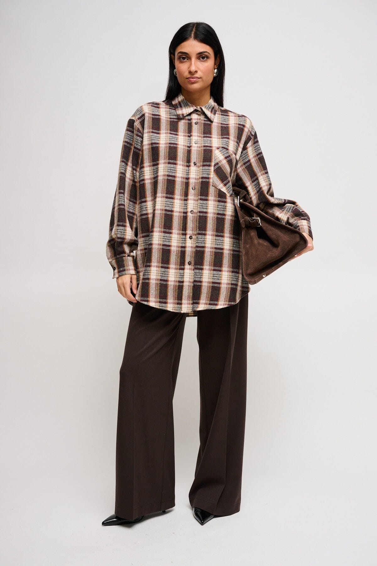 Camicia Check Over In Flanella Maryley