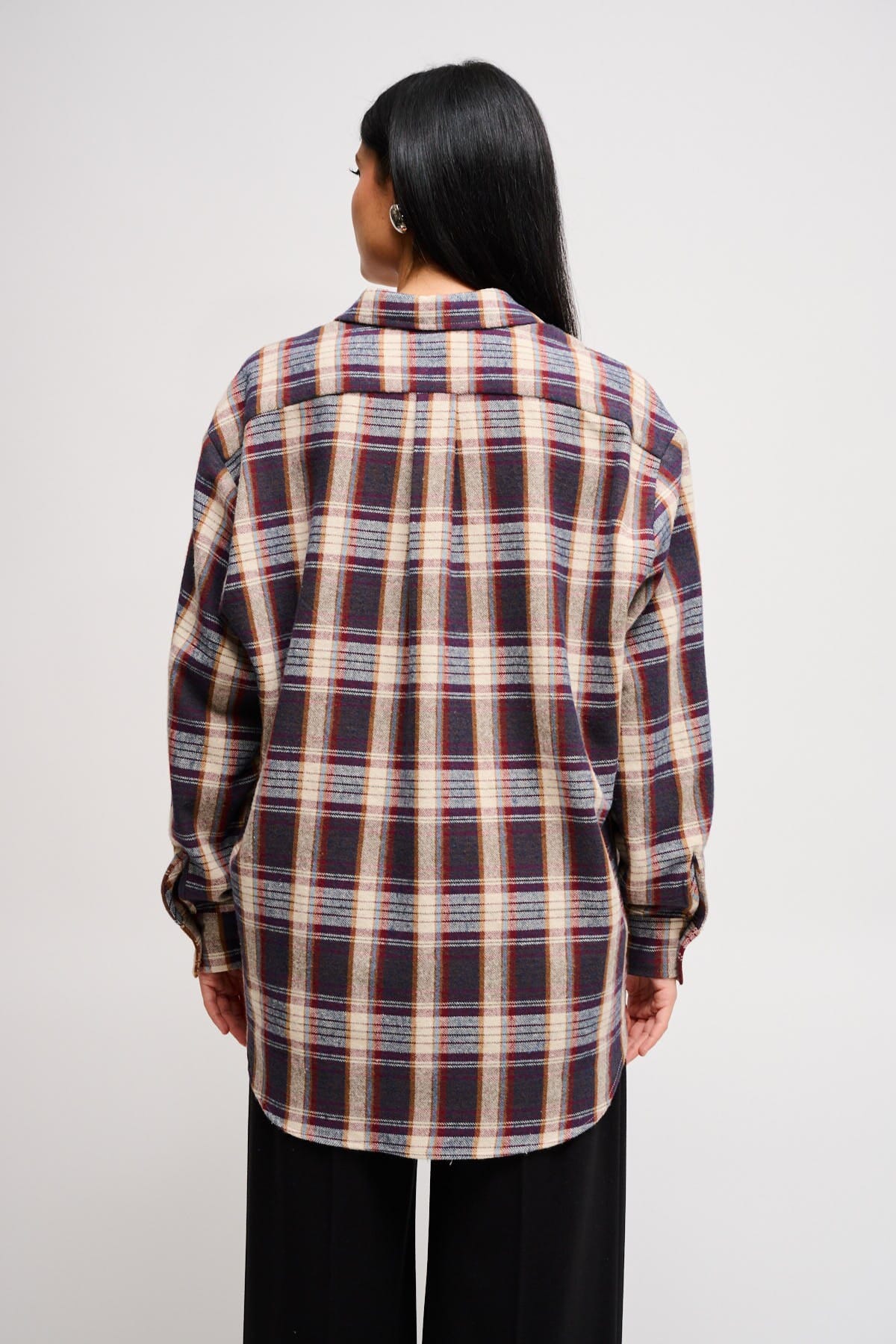 Camicia Check Over In Flanella Maryley