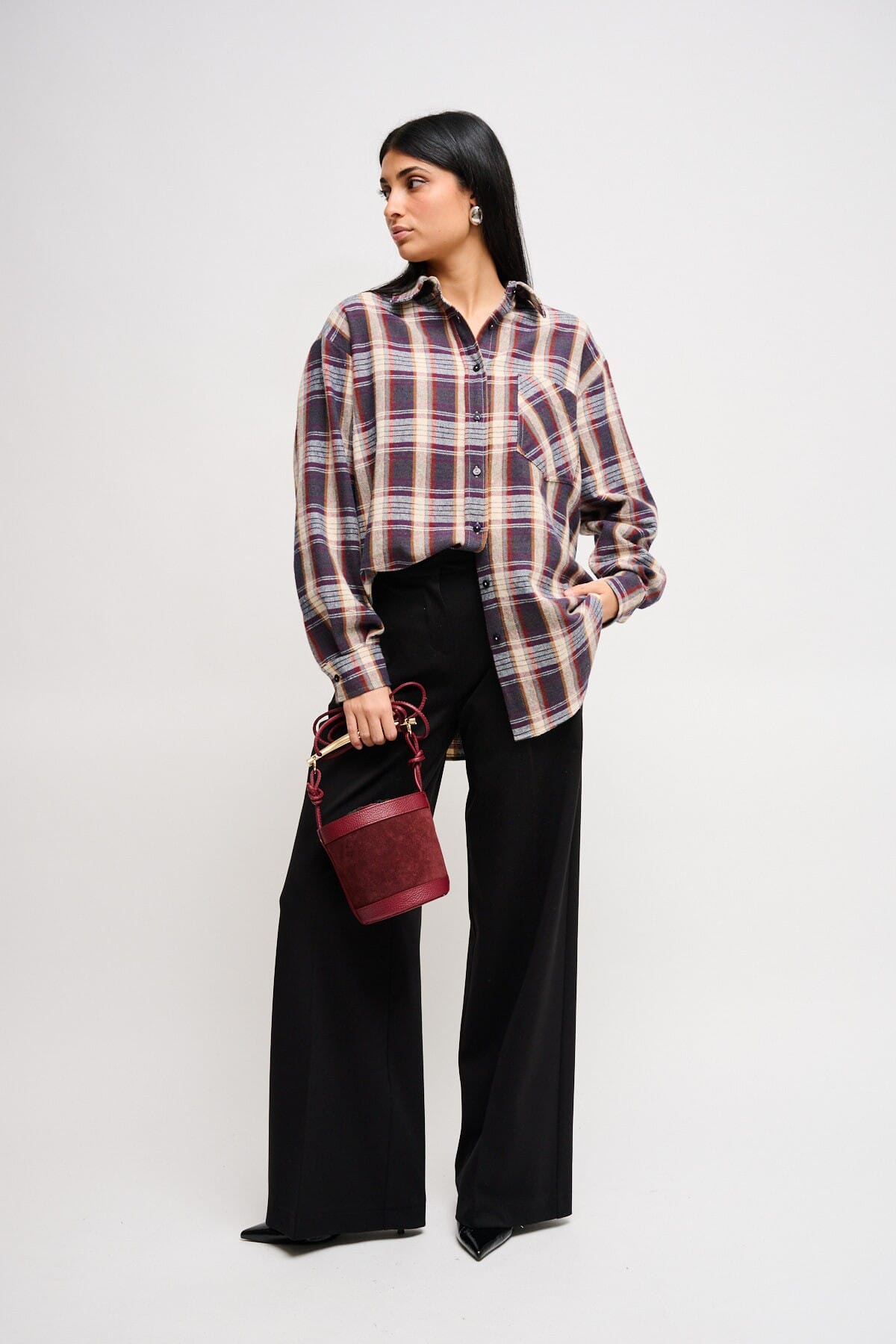 Camicia Check Over In Flanella Maryley