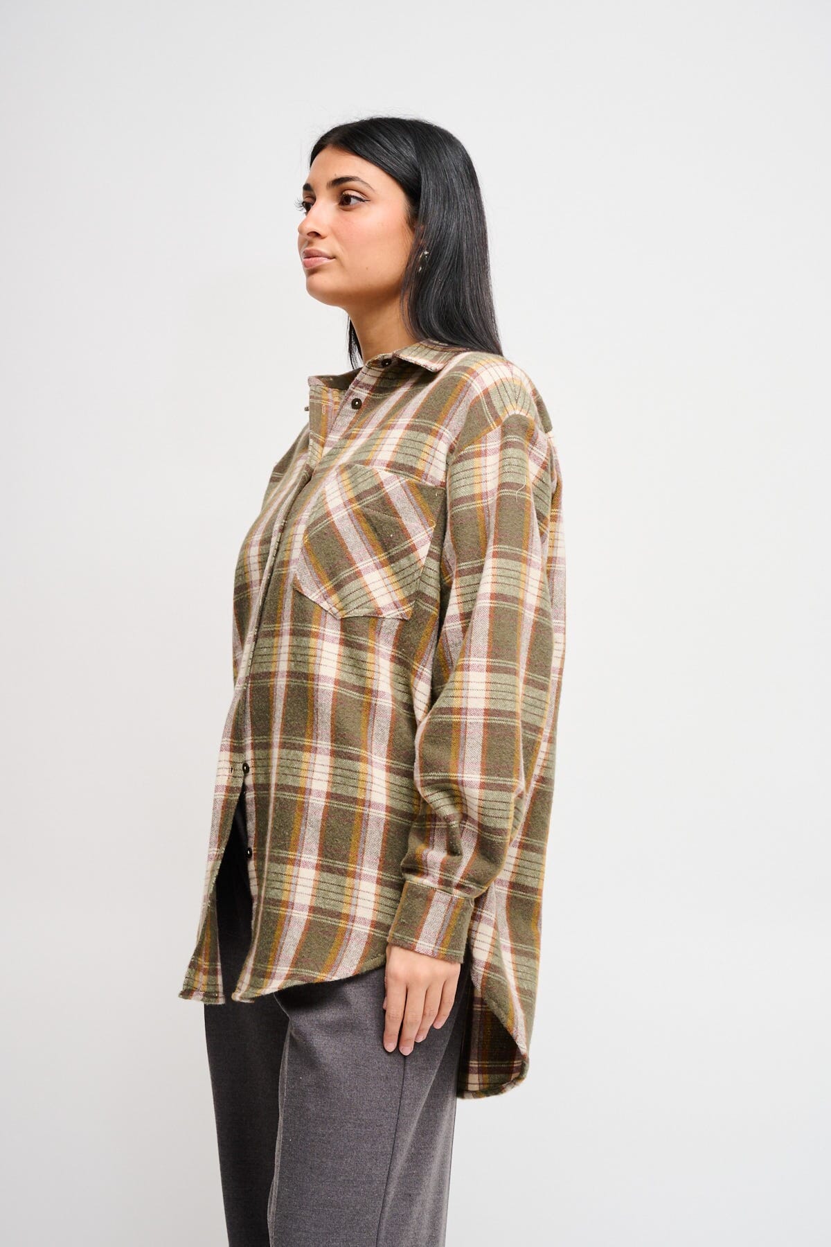 Camicia Check Over In Flanella Maryley