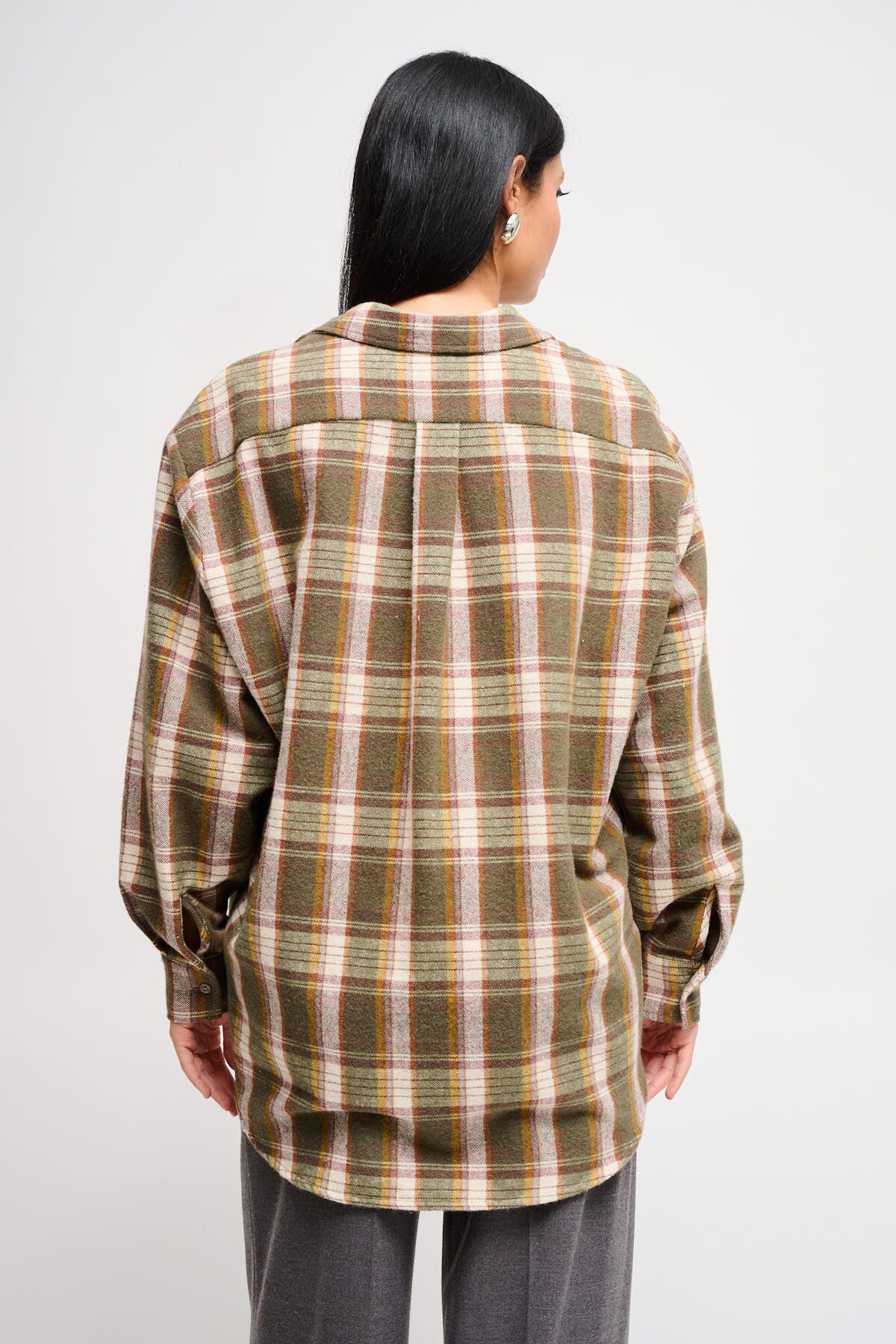 Camicia Check Over In Flanella Maryley