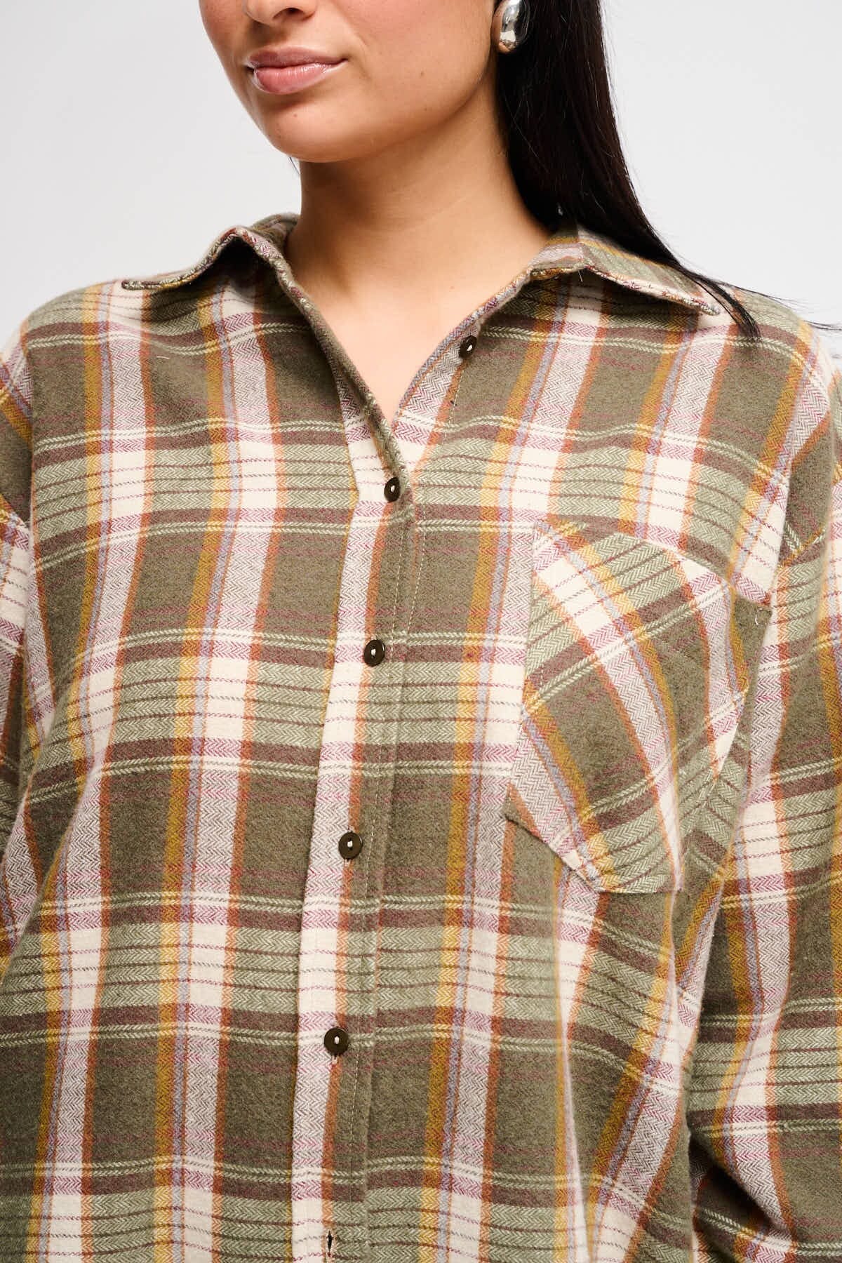 Camicia Check Over In Flanella Maryley