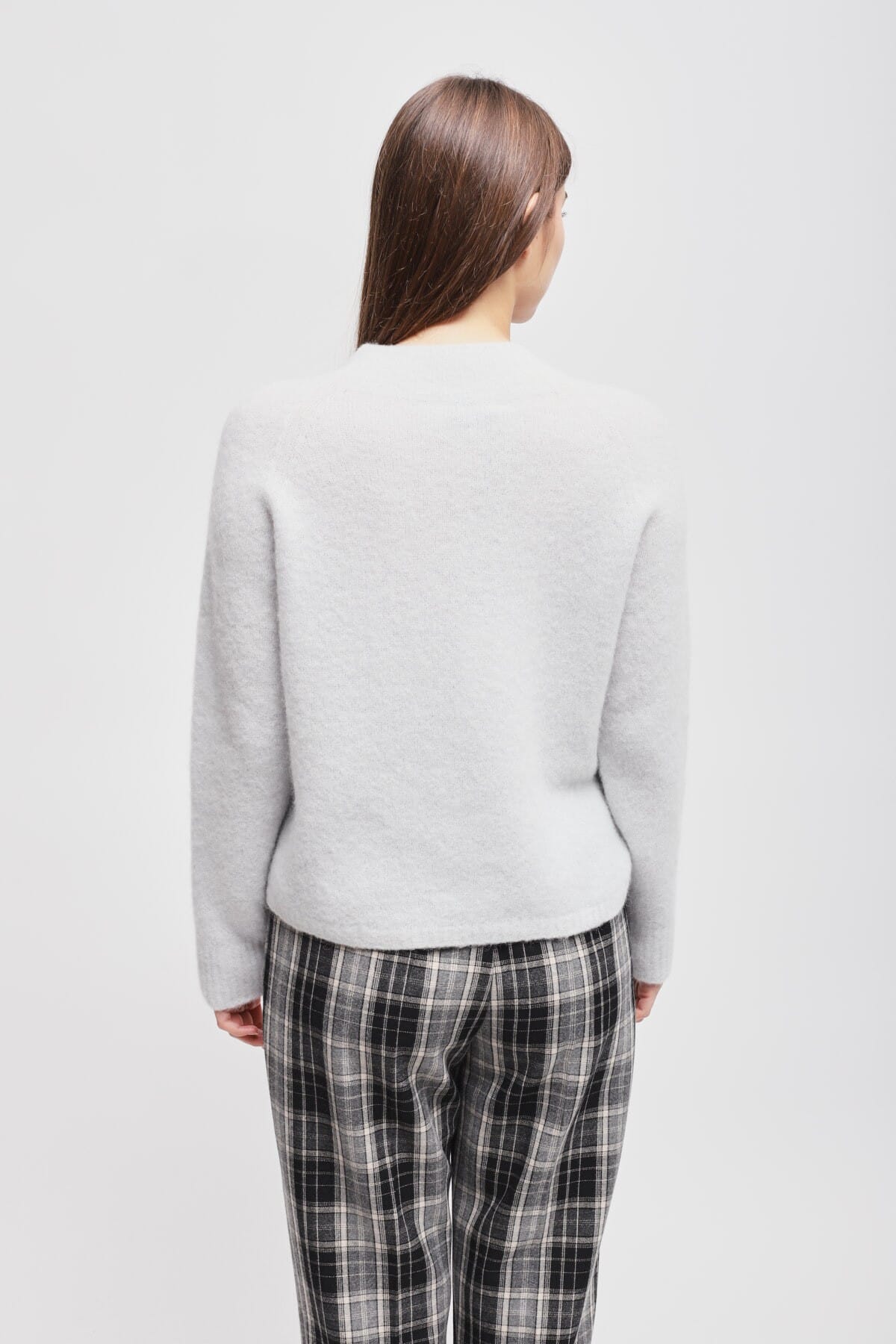 Maryley Wool Blend Crew Neck Sweater (Pull à col ras du cou en laine)
