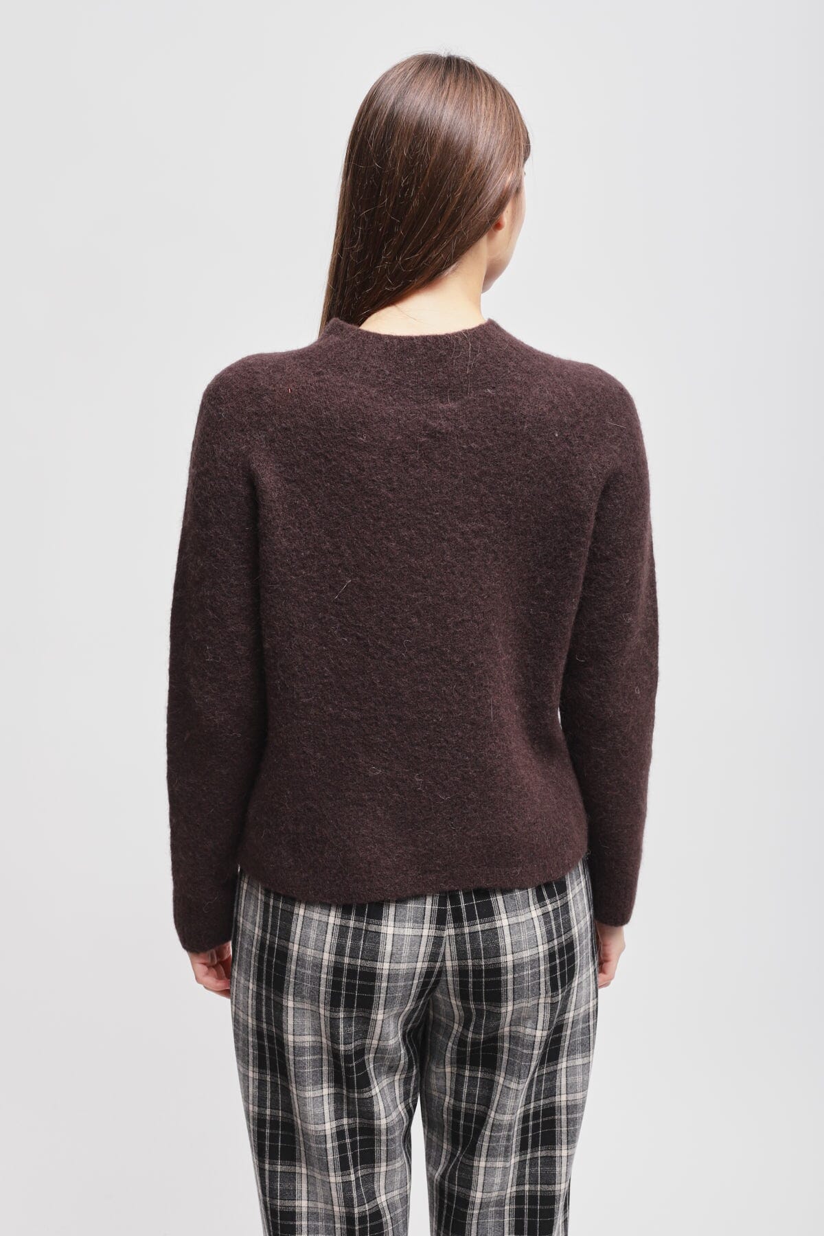 Maryley Wool Blend Crew Neck Sweater (Pull à col ras du cou en laine)