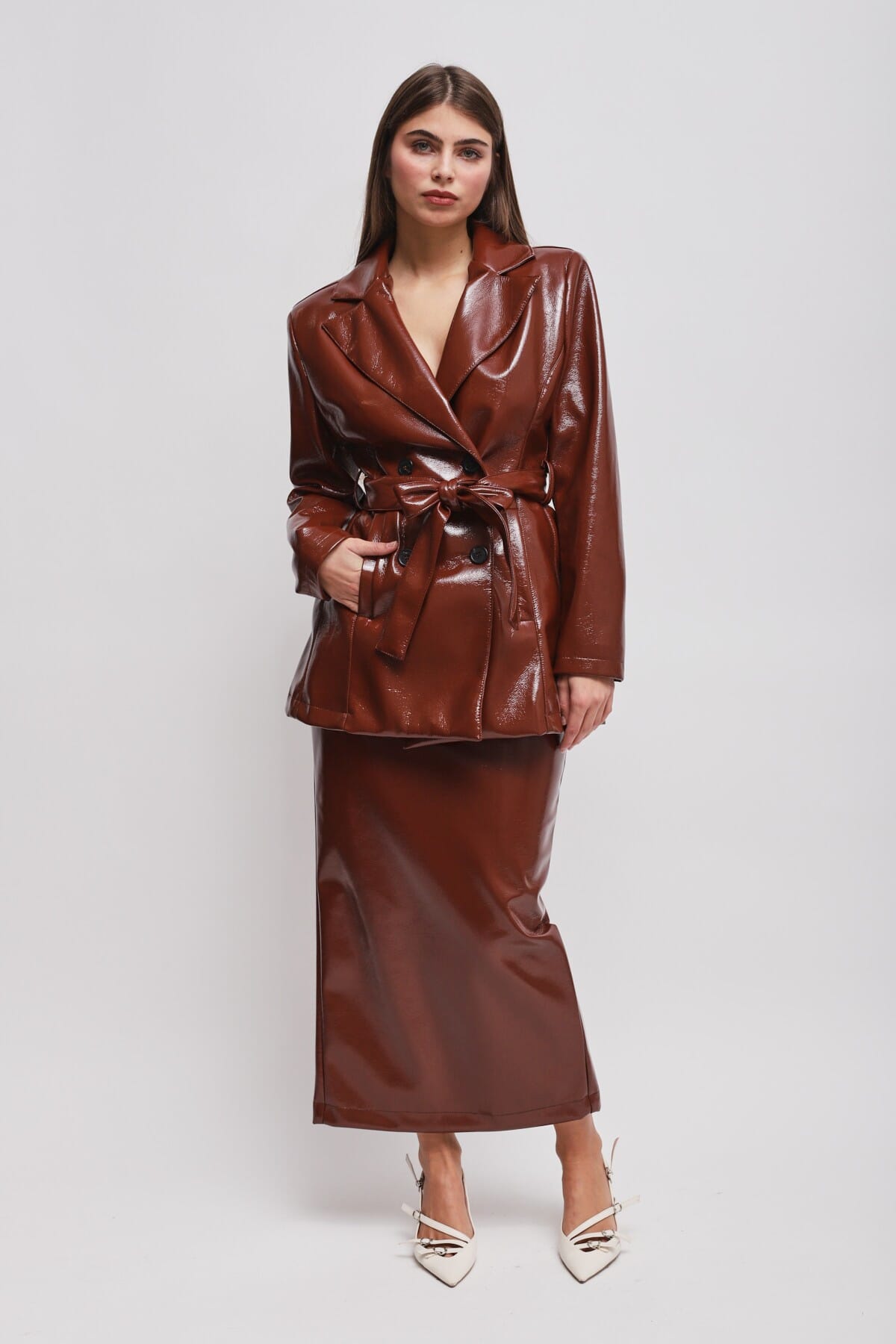 Gonna Longuette In Vinile Maryley